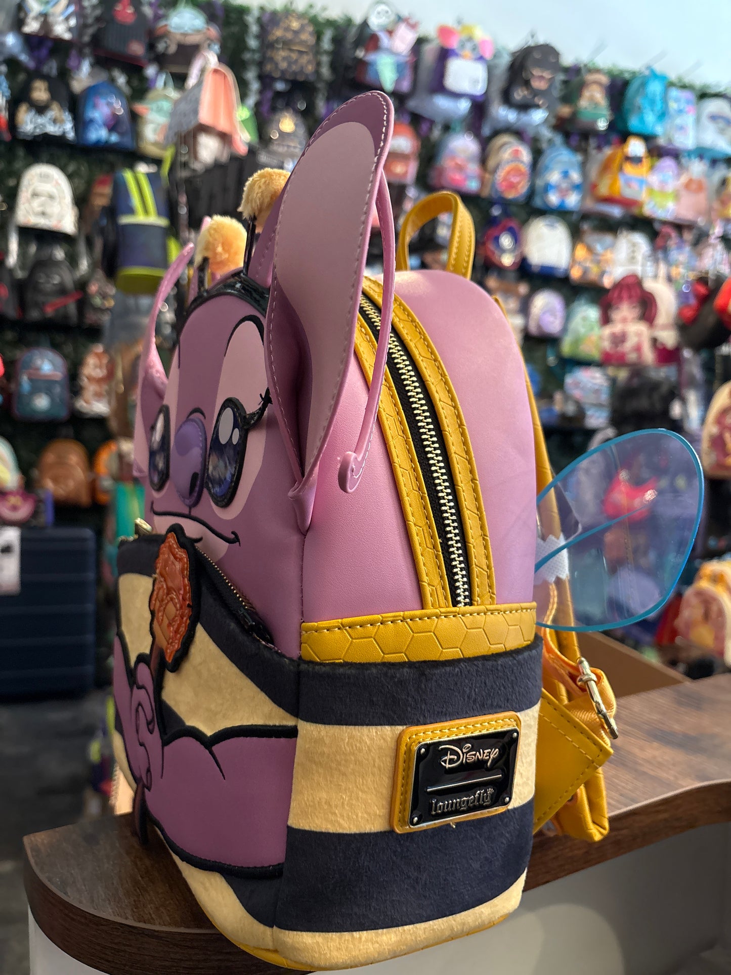 Loungefly Lilo and Stitch Angel Bumblebee Costume mini Backpack