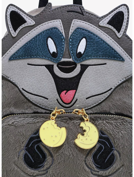 Loungefly Disney Pocahontas Meeko Fuzzy Mini Backpack