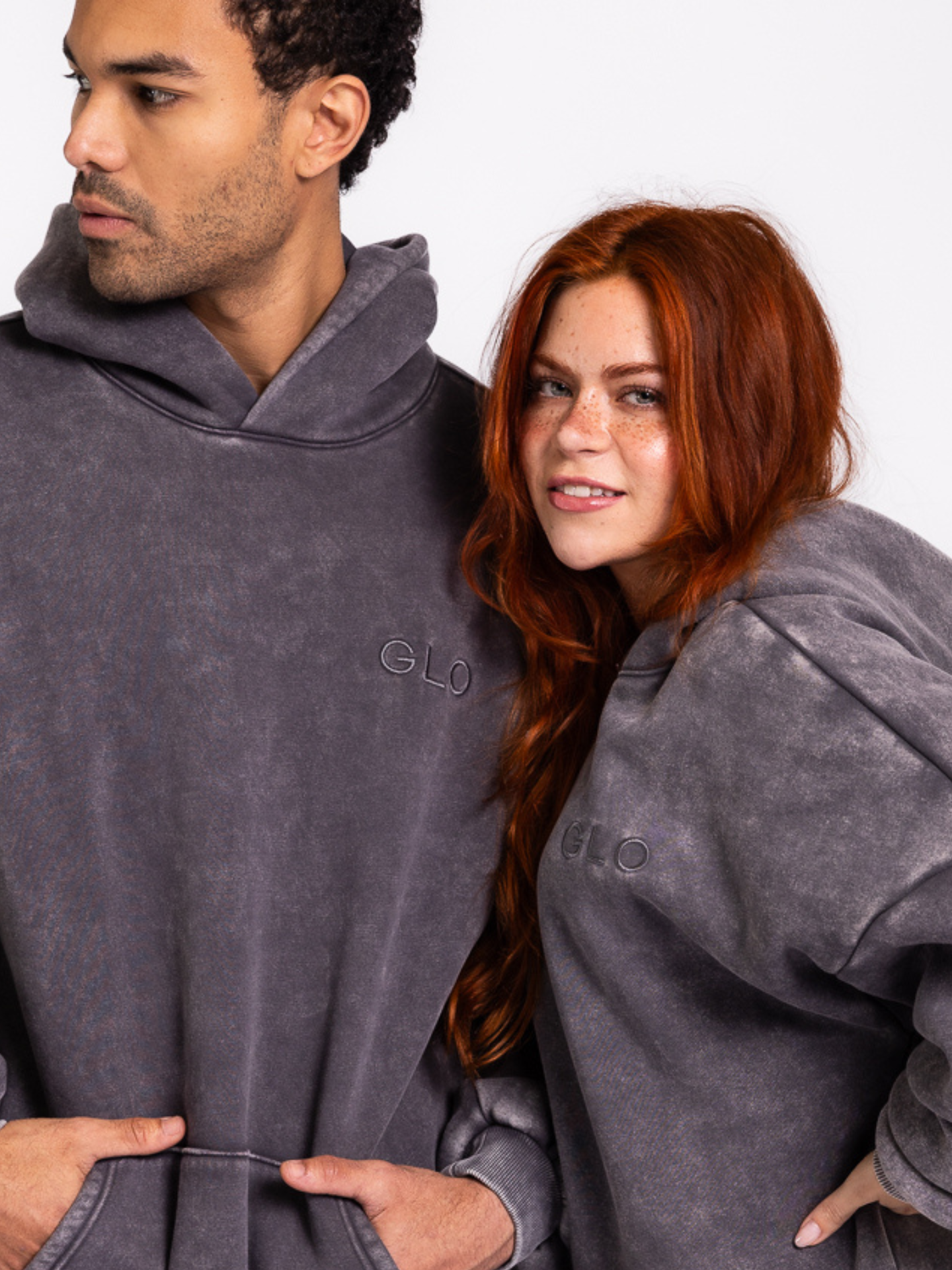 Kingdom Essential Hoodie - Snow Wash - Dark Shadow: Snow Wash - Forgiven - Dark Shadow / XL