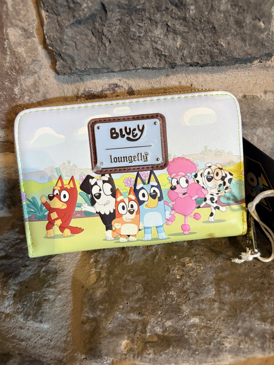 Loungefly Bluey Zip Around Wallet
