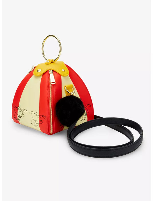 Loungefly Disney Dumbo Circus Tent Figural Crossbody Bag