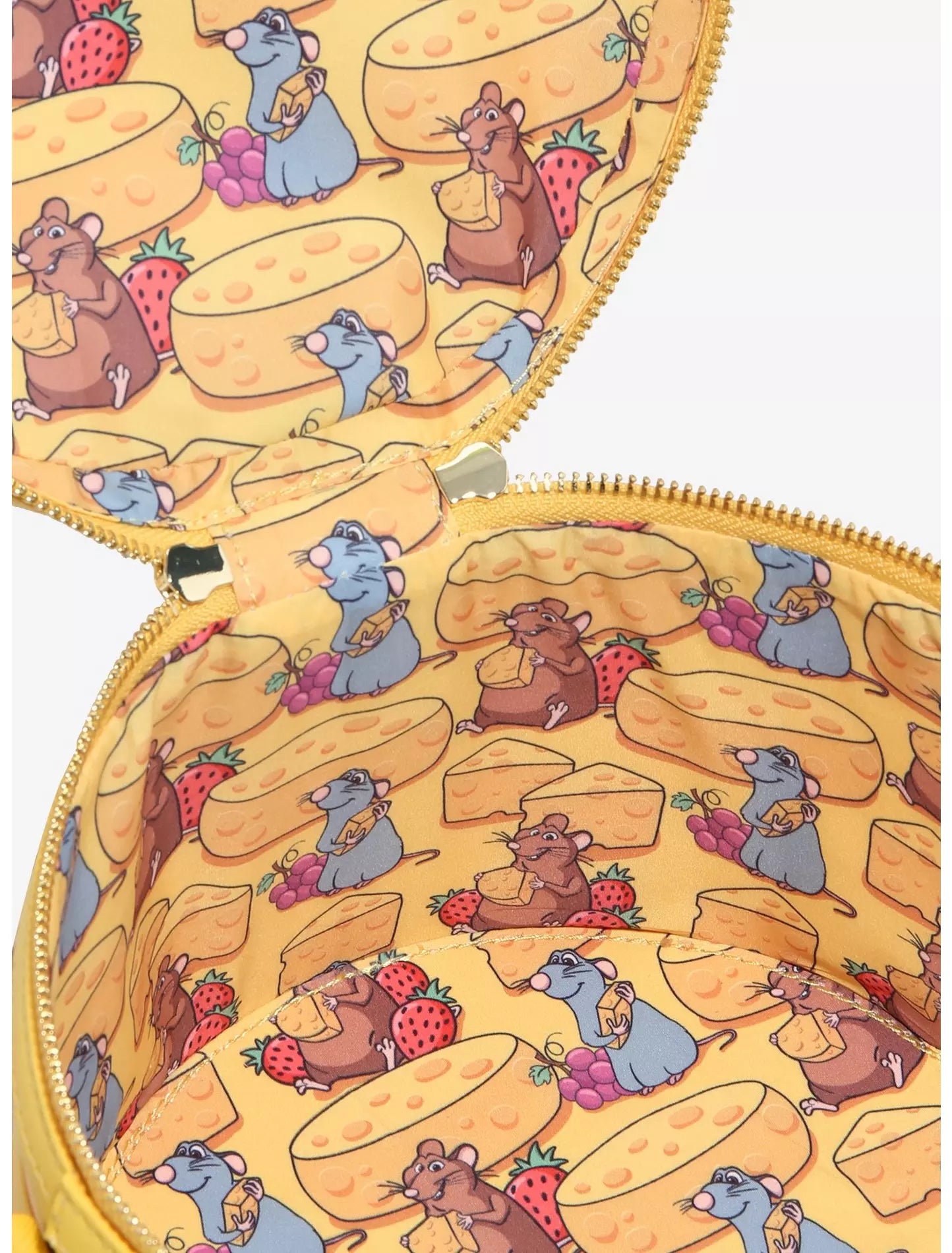 Loungefly Disney Pixar Ratatouille Remy Cheese Wheel Strawberry Scented Crossbody