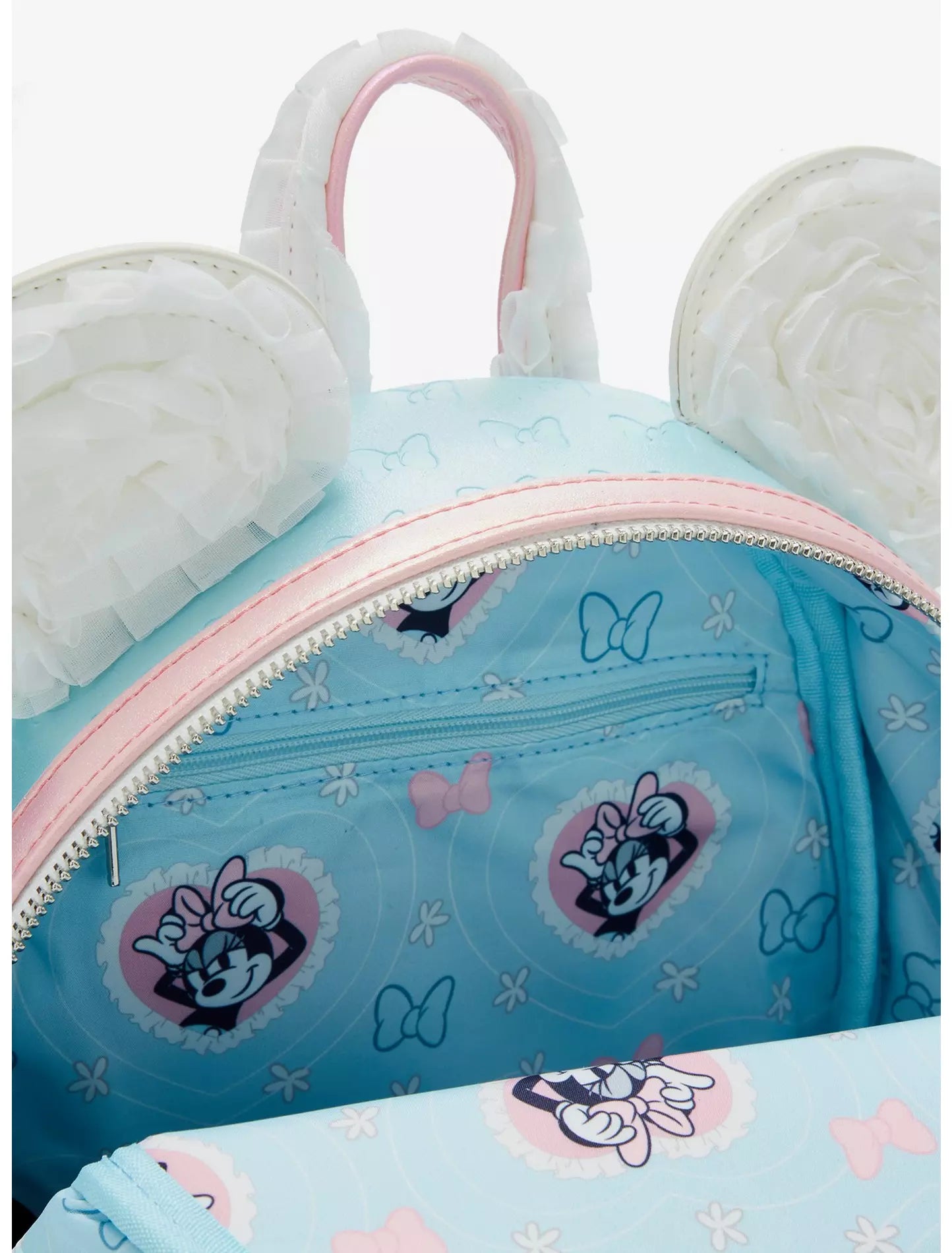 Loungefly Disney Minnie Mouse Ruffle Ears Mini Backpack