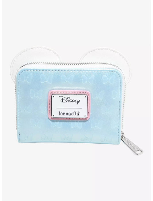 Loungefly Disney Minnie Mouse Bow Ears Small Zip Wallet
