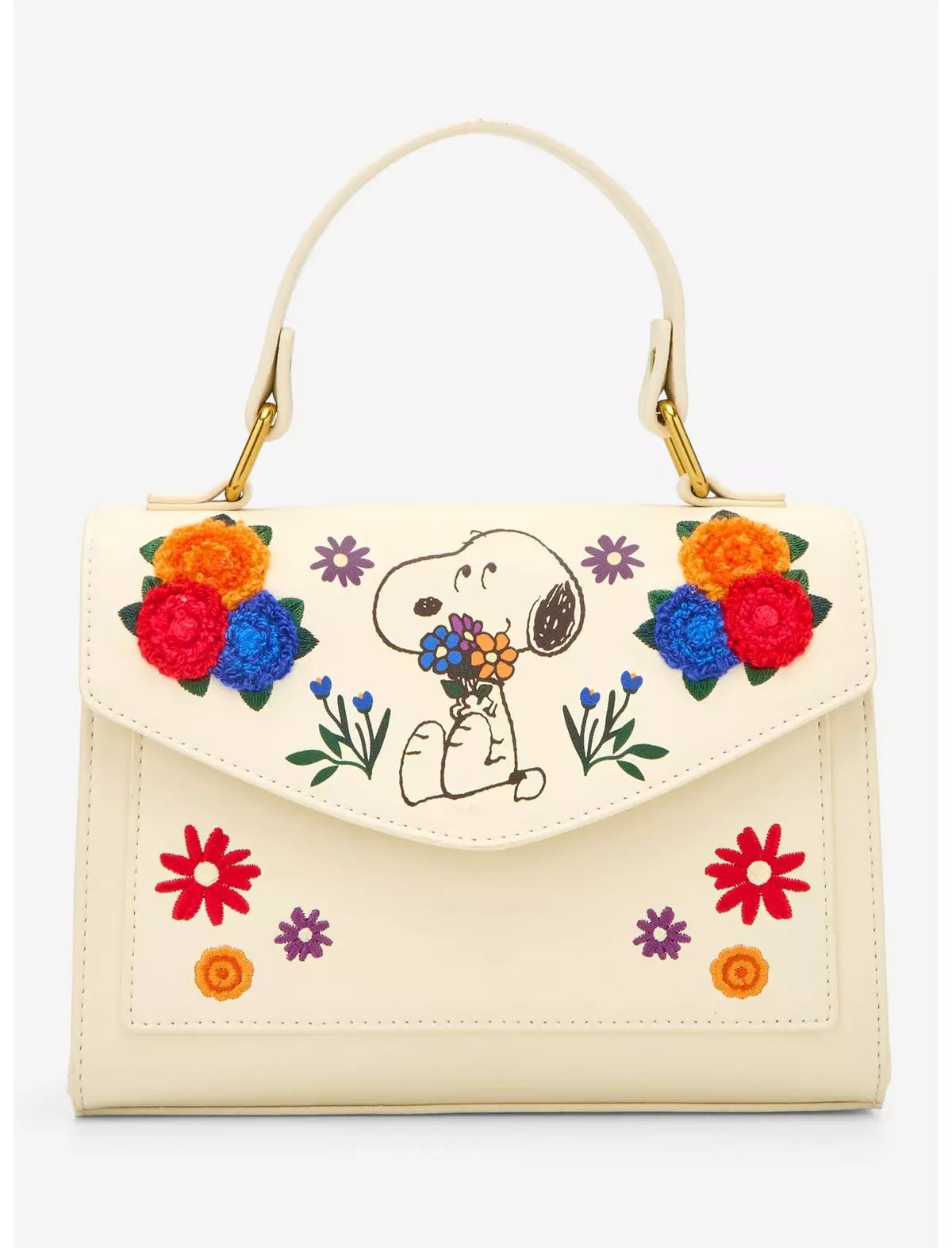Loungefly Peanuts Floral Snoopy Crossbody