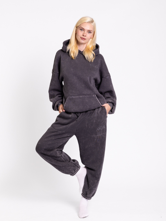 Kingdom Essential Hoodie - Snow Wash - Dark Shadow: Snow Wash - Forgiven - Dark Shadow / M