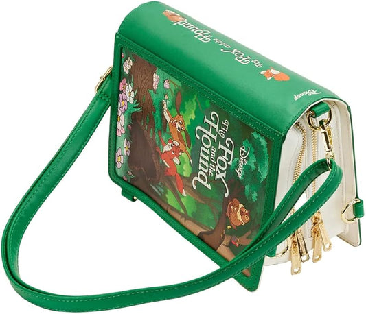 Loungefly Disney Fox and the Hound Classic Books Convertible Crossbody