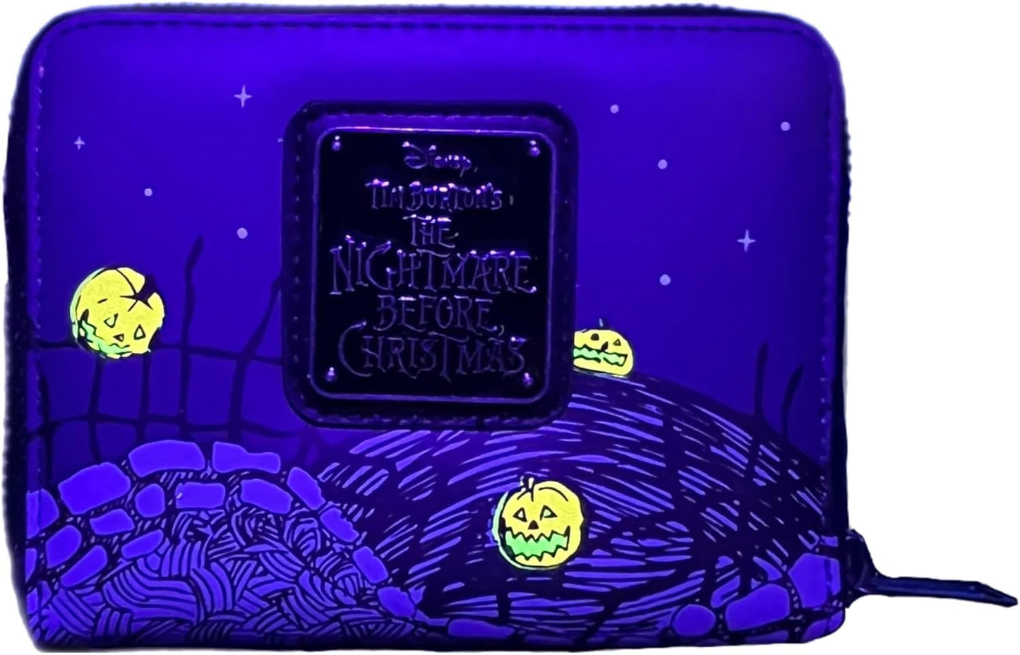 Loungefly Disney Nightmare Before Christmas Lock Shock & Barrel Wallet - Glow in the Dark