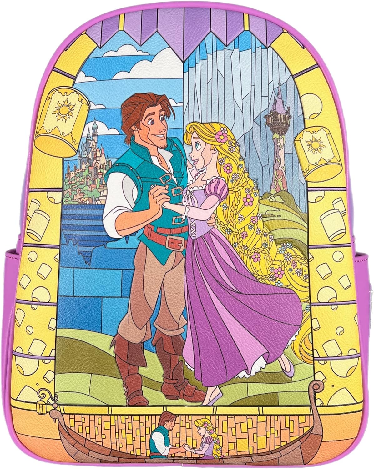 Loungefly Disney Rapunzel Tangled Stained Glass Mini Backpack – Whimsy Pop