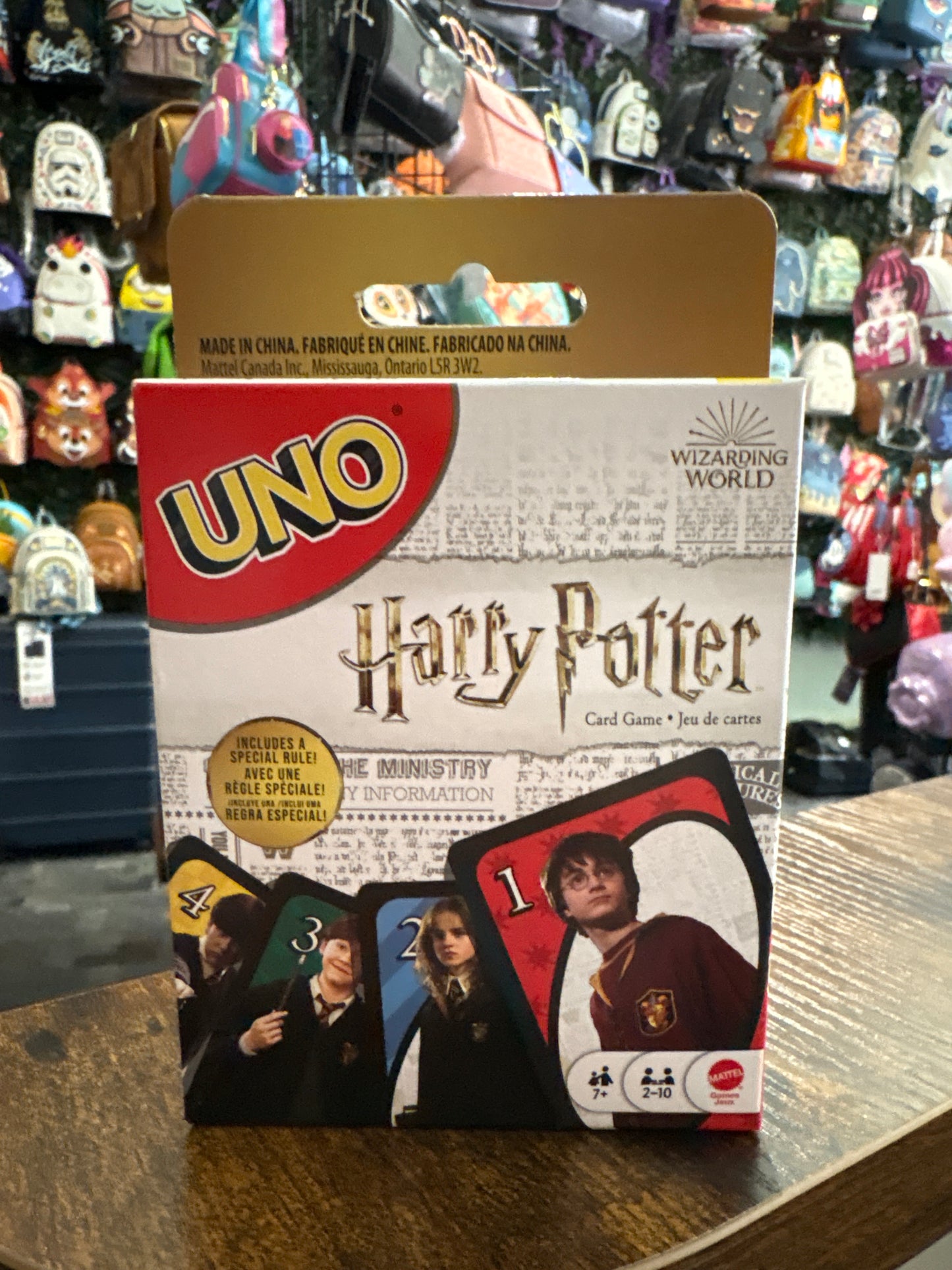 Harry Potter Uno playing cards