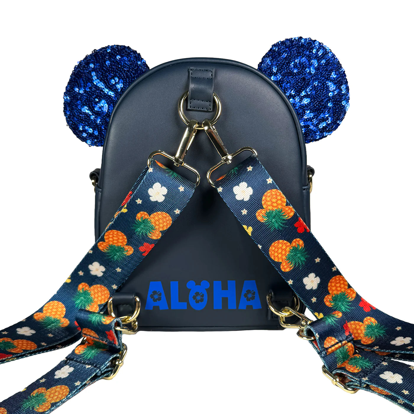 Loungefly Aloha Mickey Convertible Mini Backpack