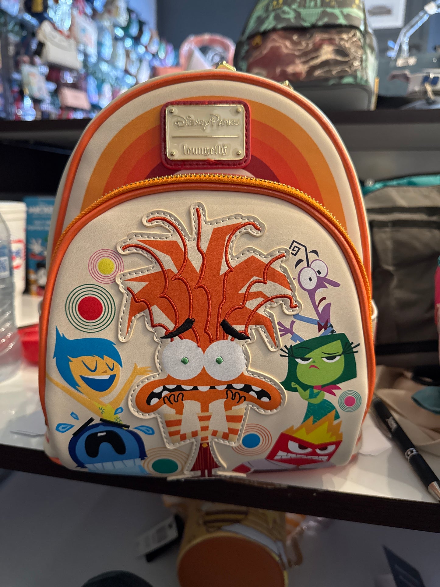Loungefly Disney Parks Inside Out Anxiety Mini Backpack
