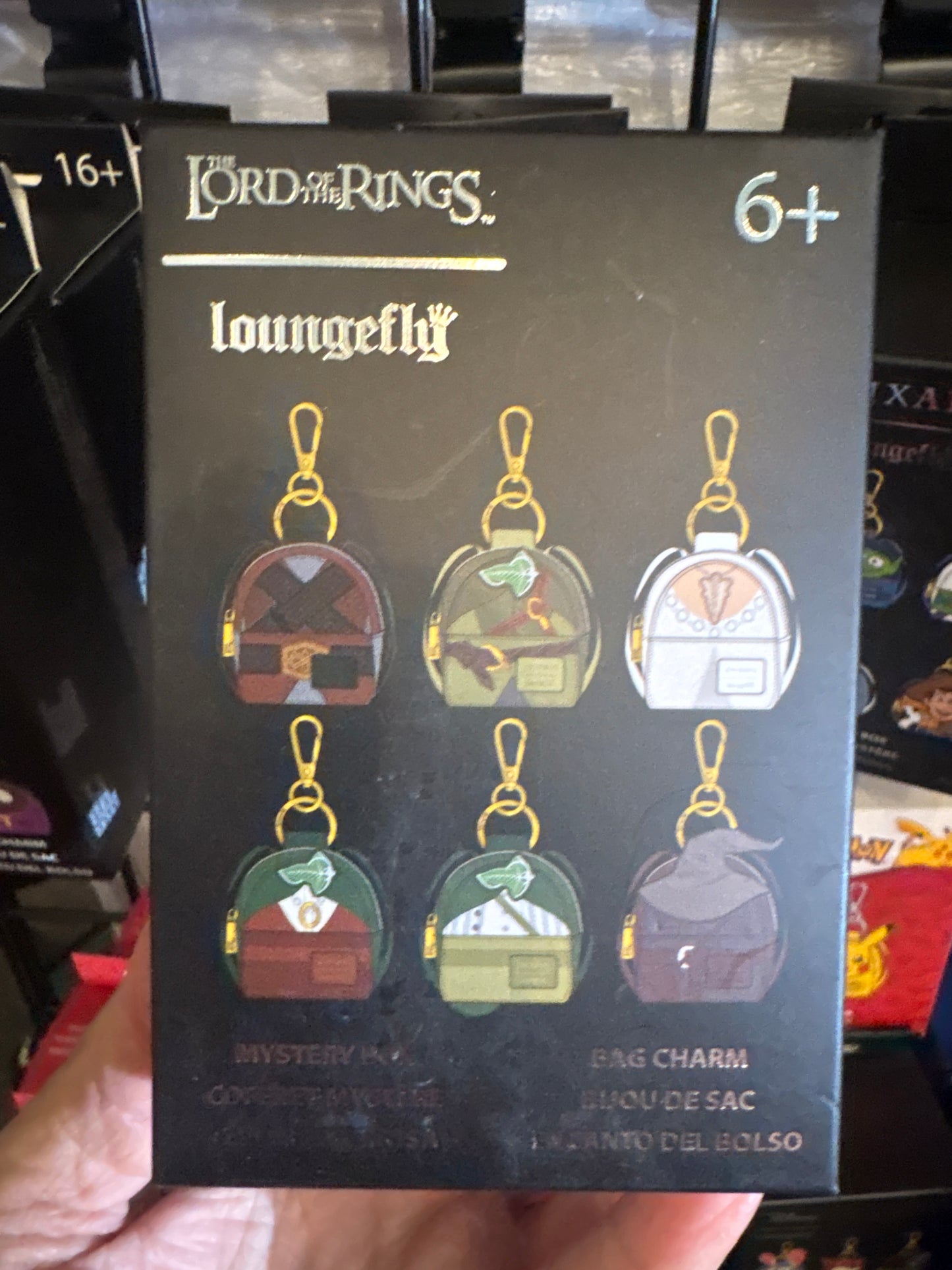 Loungefly Lord of the Rings Mystery Box bag Charm