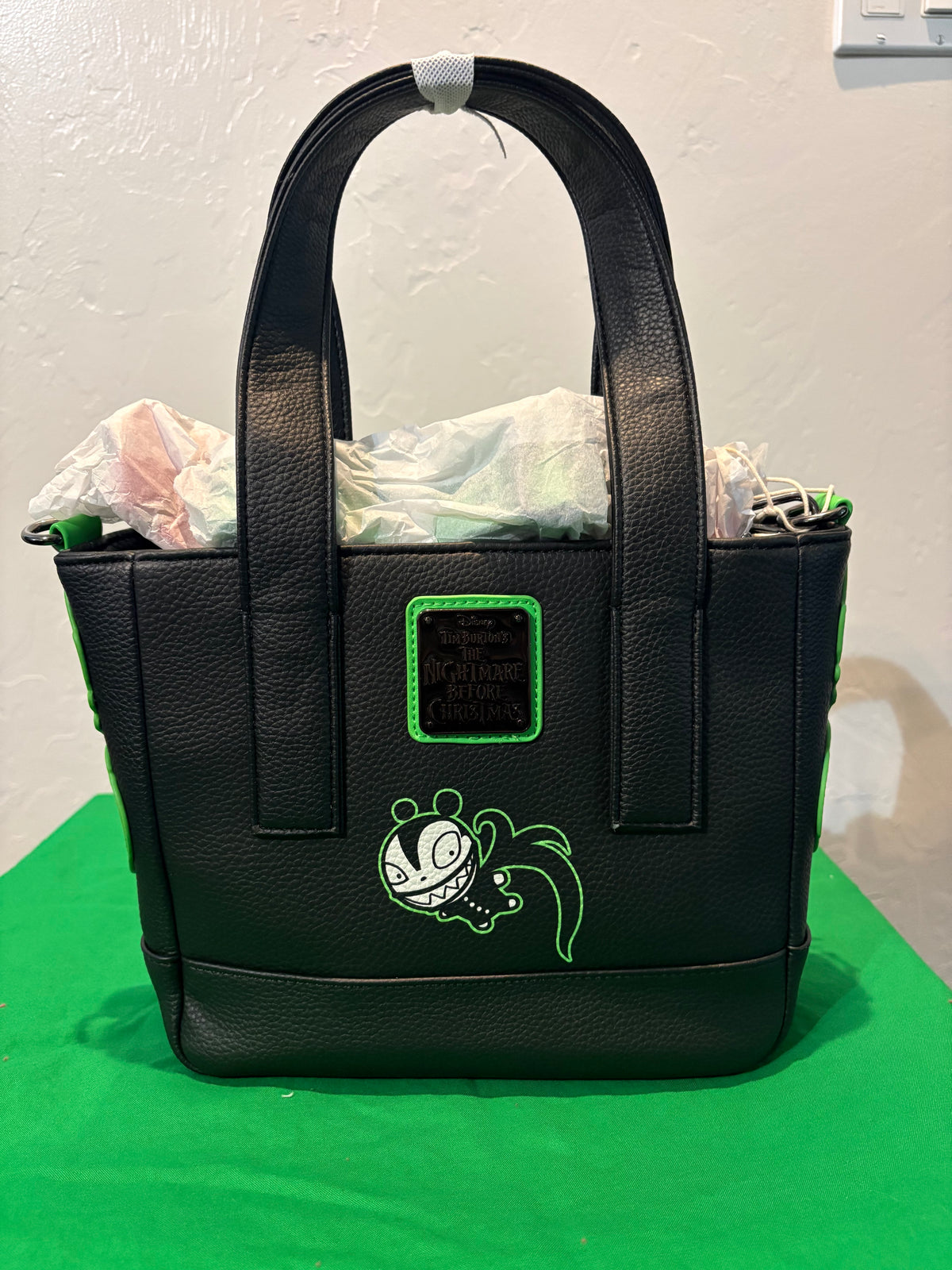 Loungefly Disney NBC Man Eating Wreath mini Tote