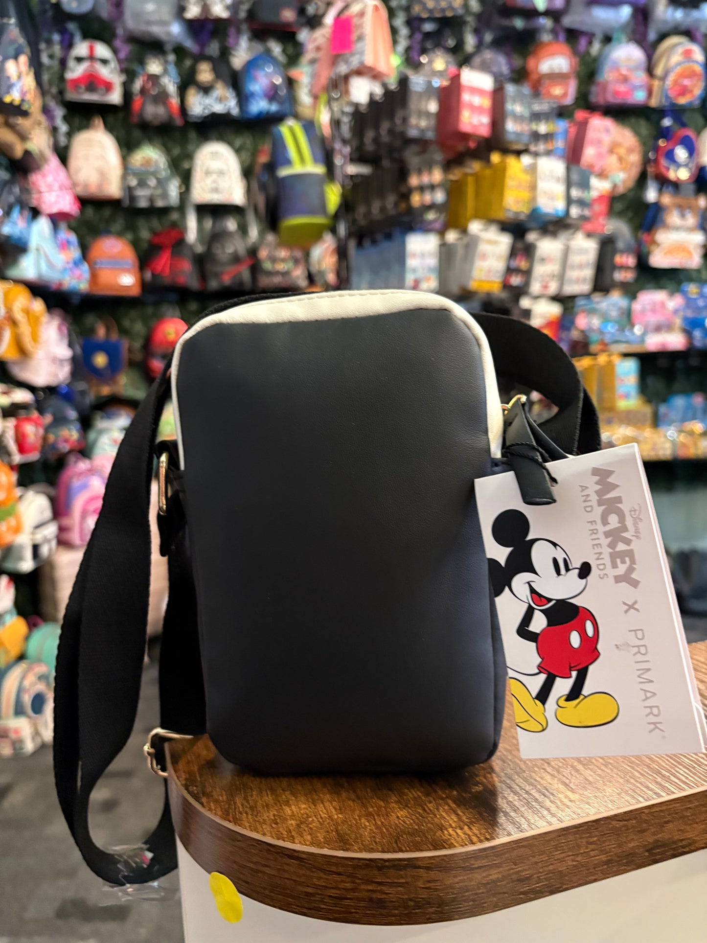 Disney X Primark Mickey Mouse Cream and Black Crossbody