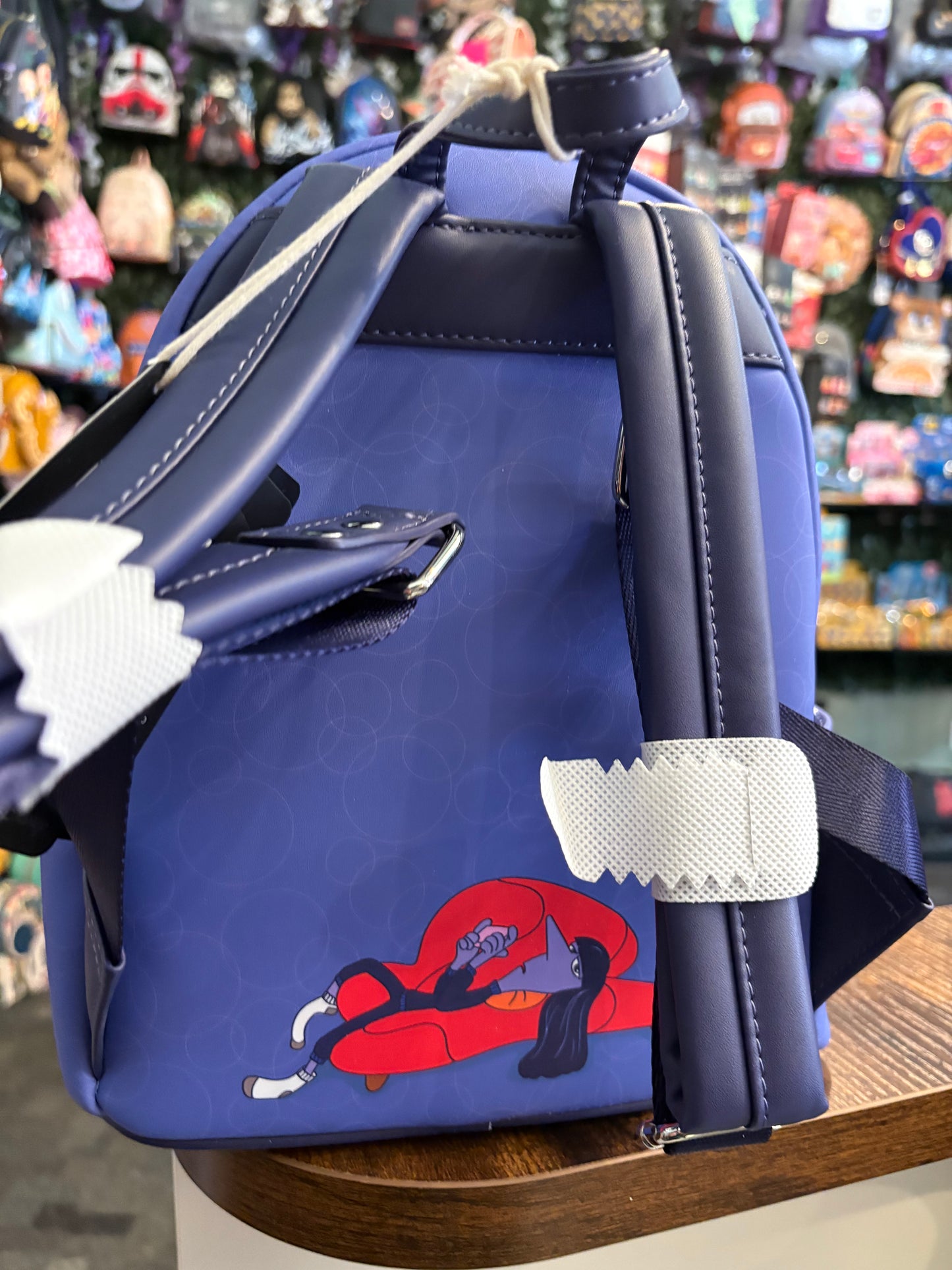 Loungefly Pixar Inside Out Ennui Lenticular mini Backpack