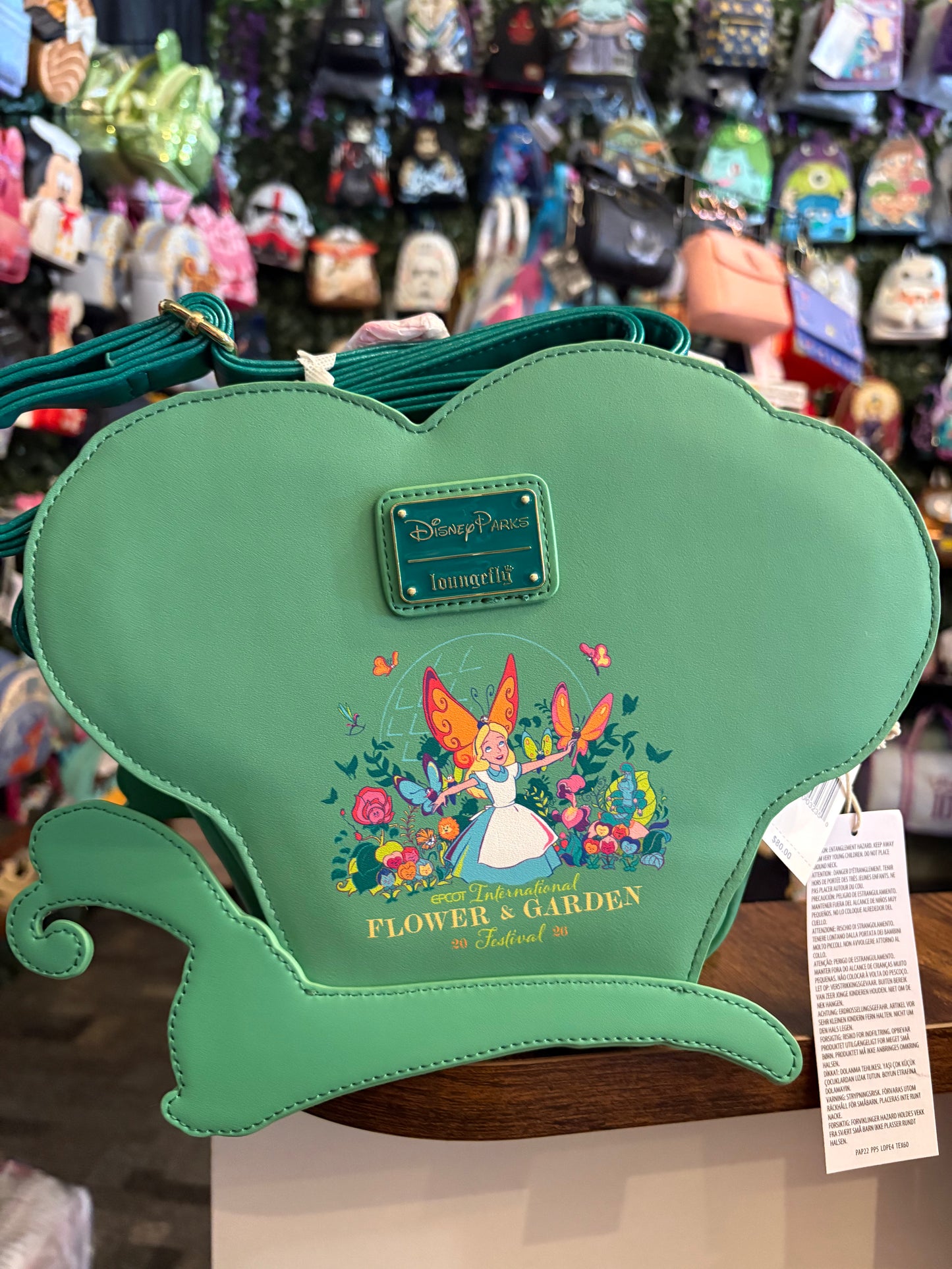 Loungefly Alice in Wonderland International Flower and Garden Festival 2026 Crossbody