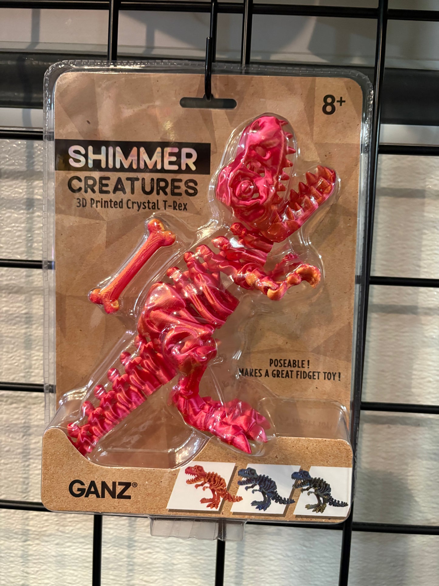Ganz 3D Printed Shimmer T-Rex Poseable