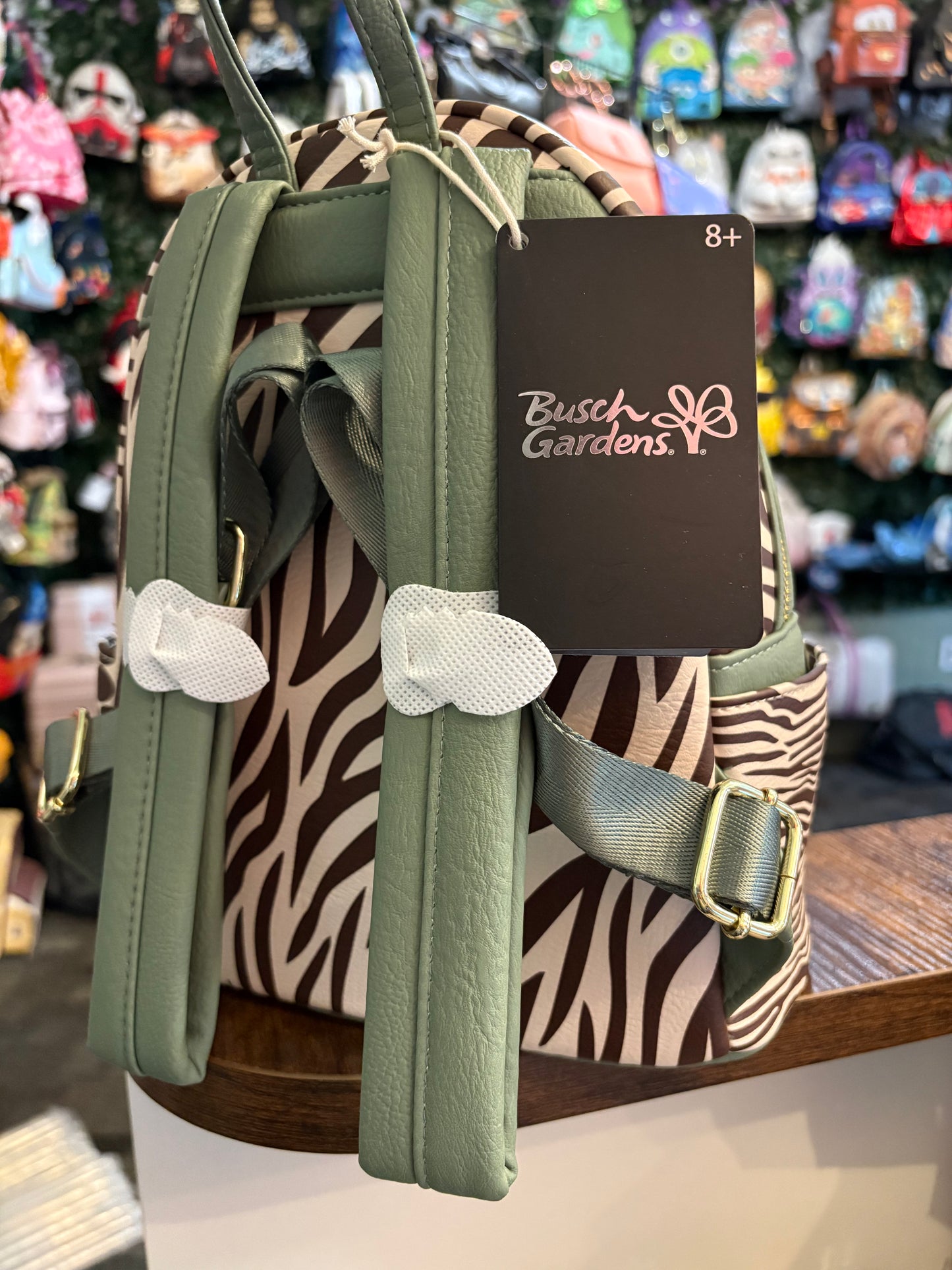 Loungefly Busch Gardens Exclusive Animal Print mini backpack