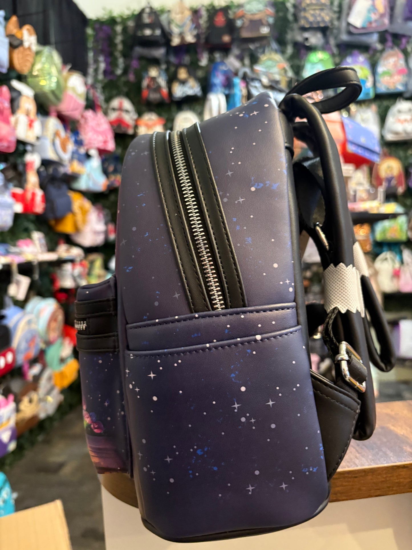 Loungefly UK-Exclusive Disney Stitch Starry Night mini backpack