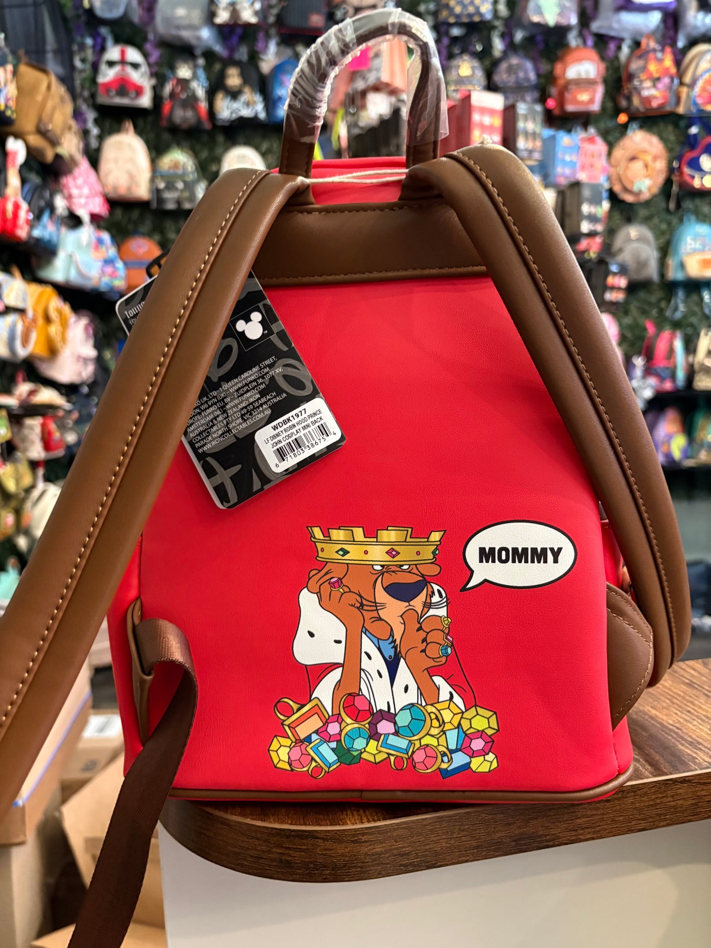 Loungefly DIsney Prince John Robin Hood Cosplay mini Backpack