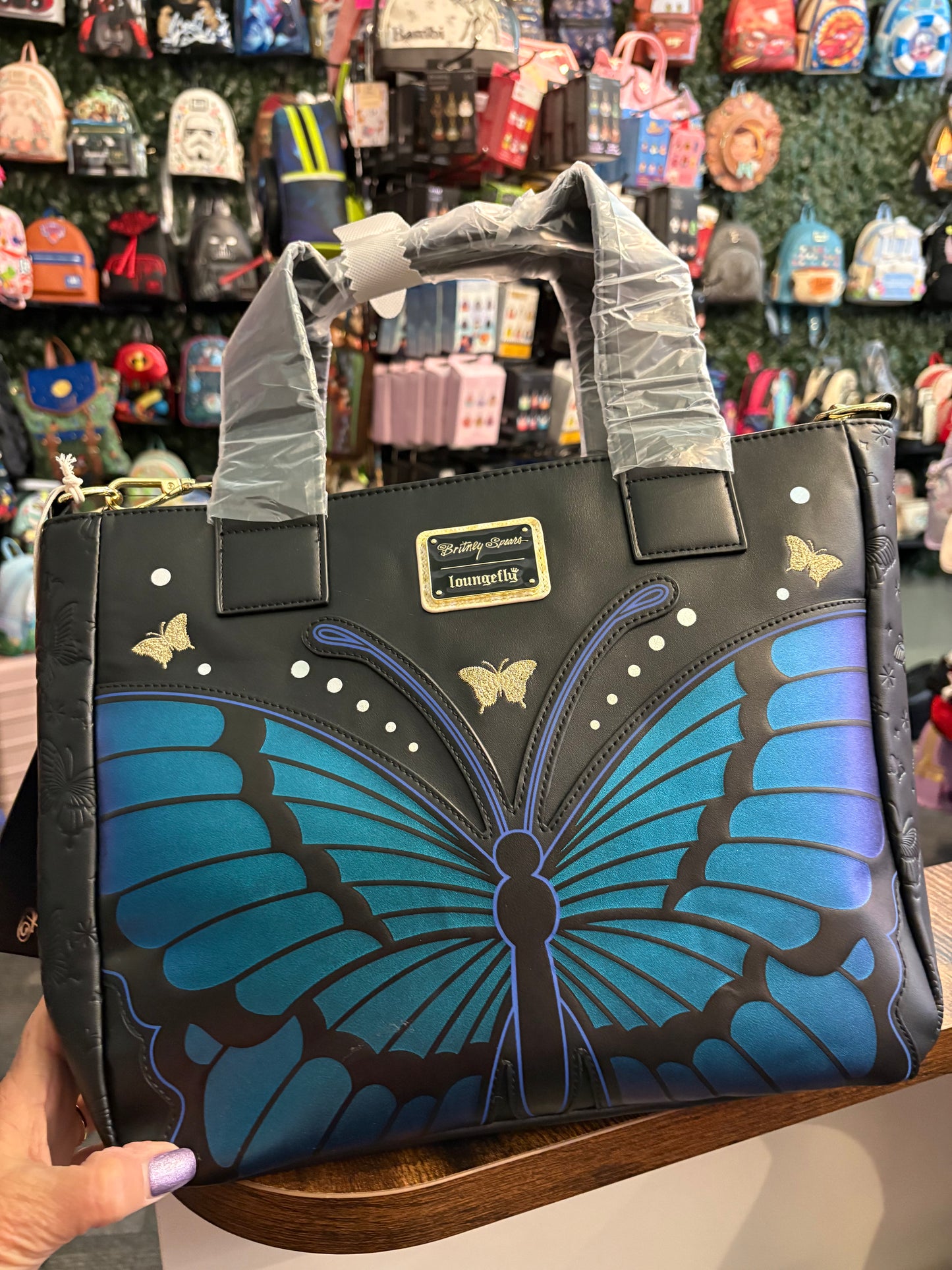 Loungefly Brittany Spears Butterfly Tote