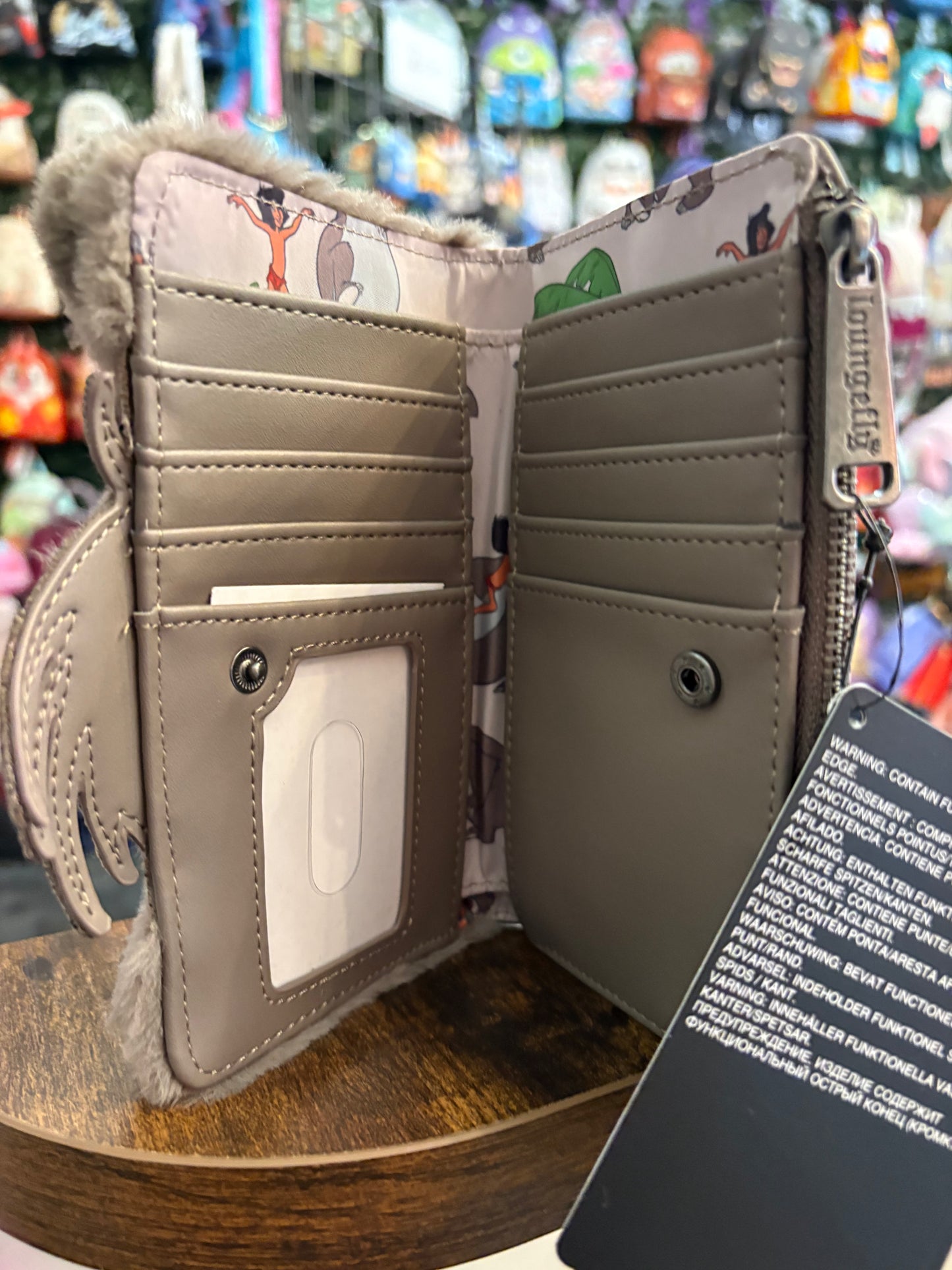 Loungefly Disney Jungle Book Plush Baloo Wallet