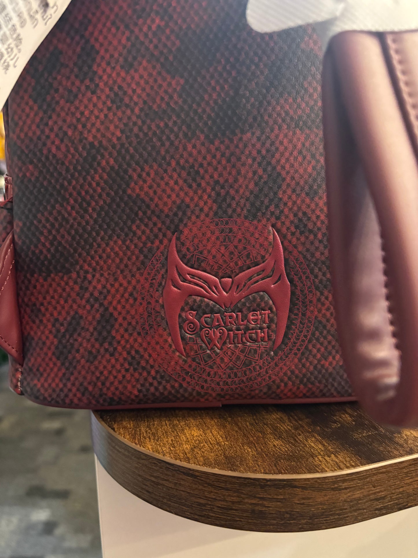 Loungefly Marvel Scarlet Witch Embossed Details