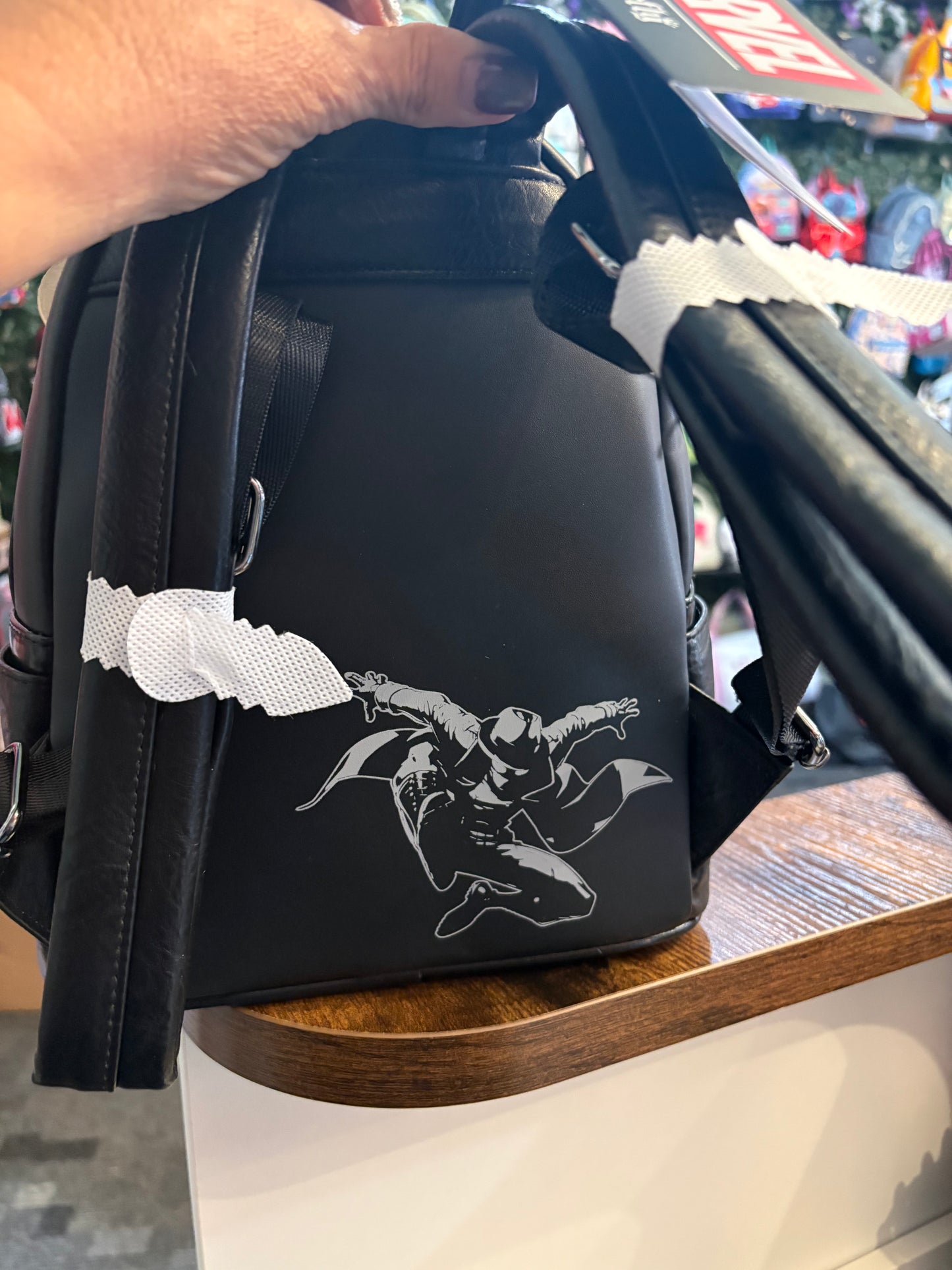 Loungefly Marvel Spiderman Noir Mini Backpack
