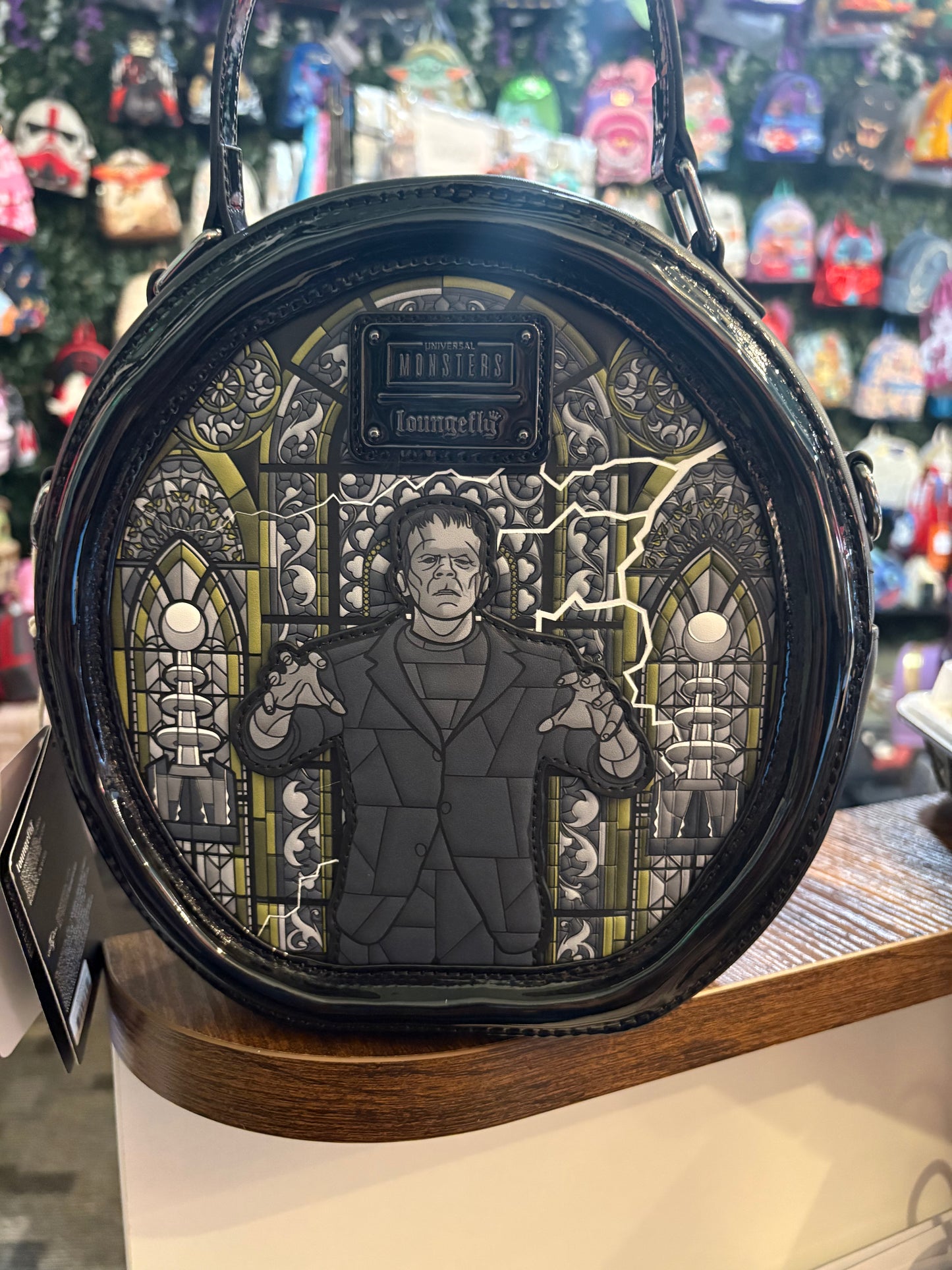 Loungefly Universal Monster, Dracula and Frankenstein crossbody bag
