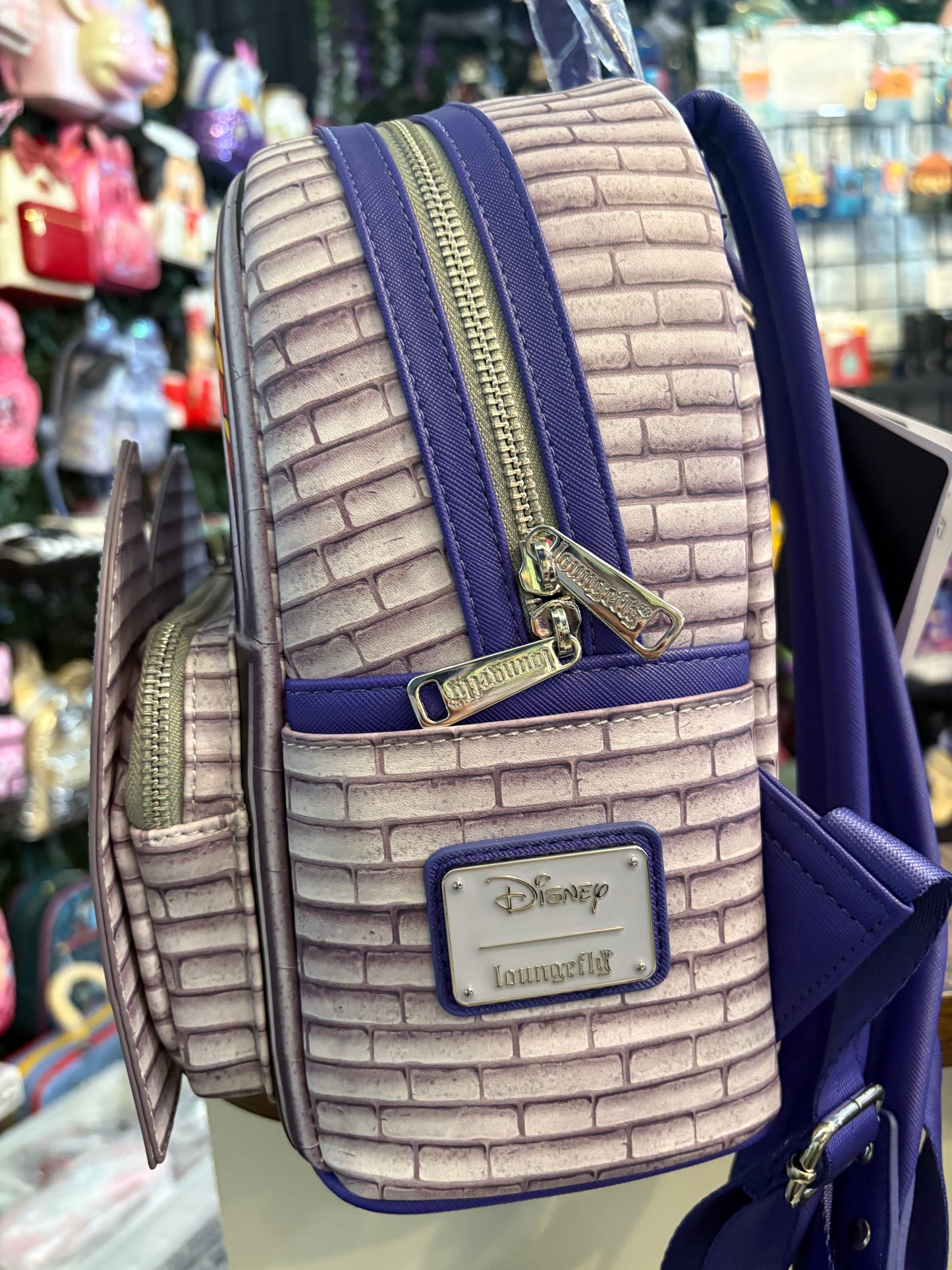 Loungefly Hunchback Stained glass mini backpack