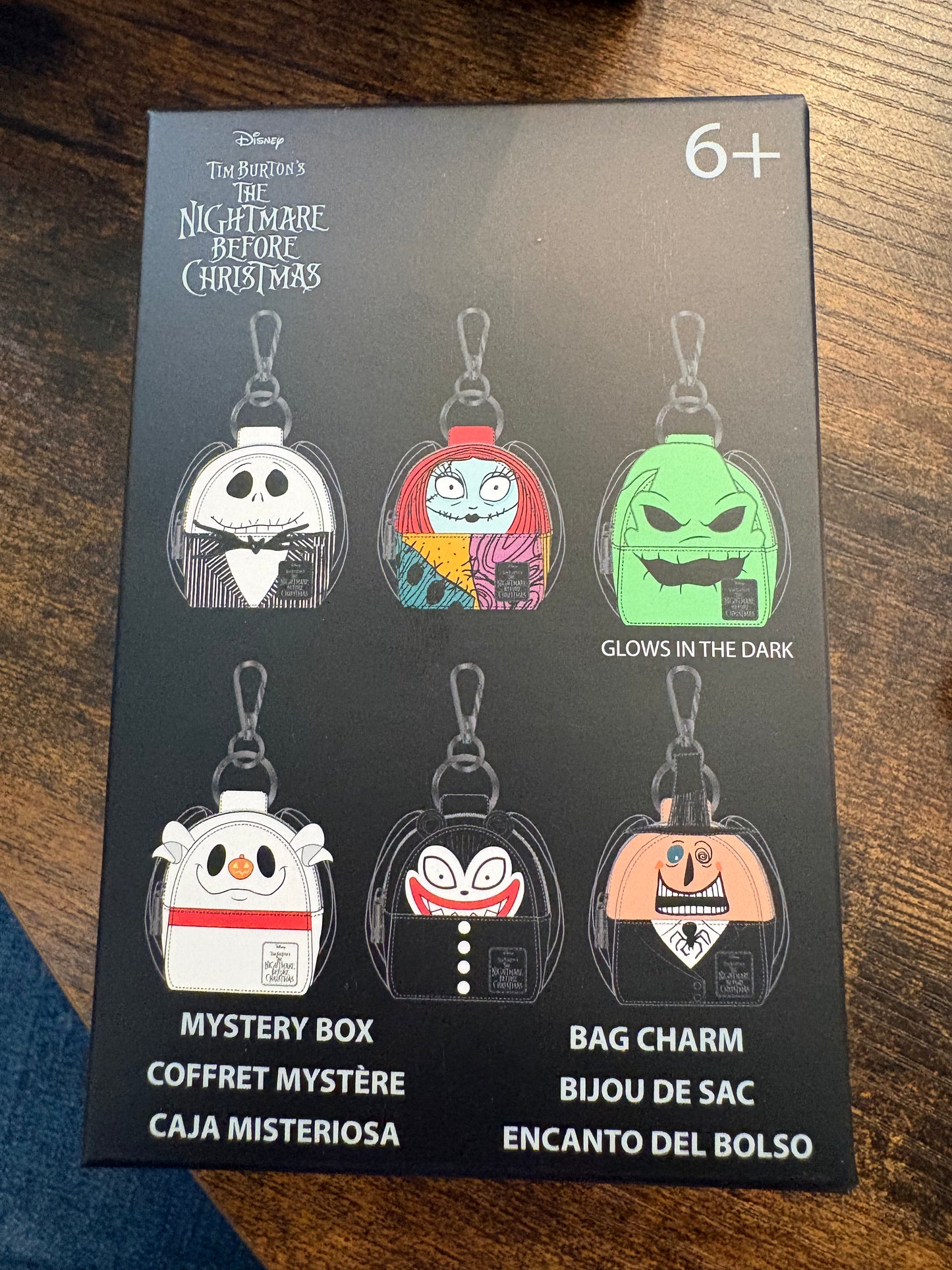 Loungefly Mystery Box Nightmare before Christmas bag charm