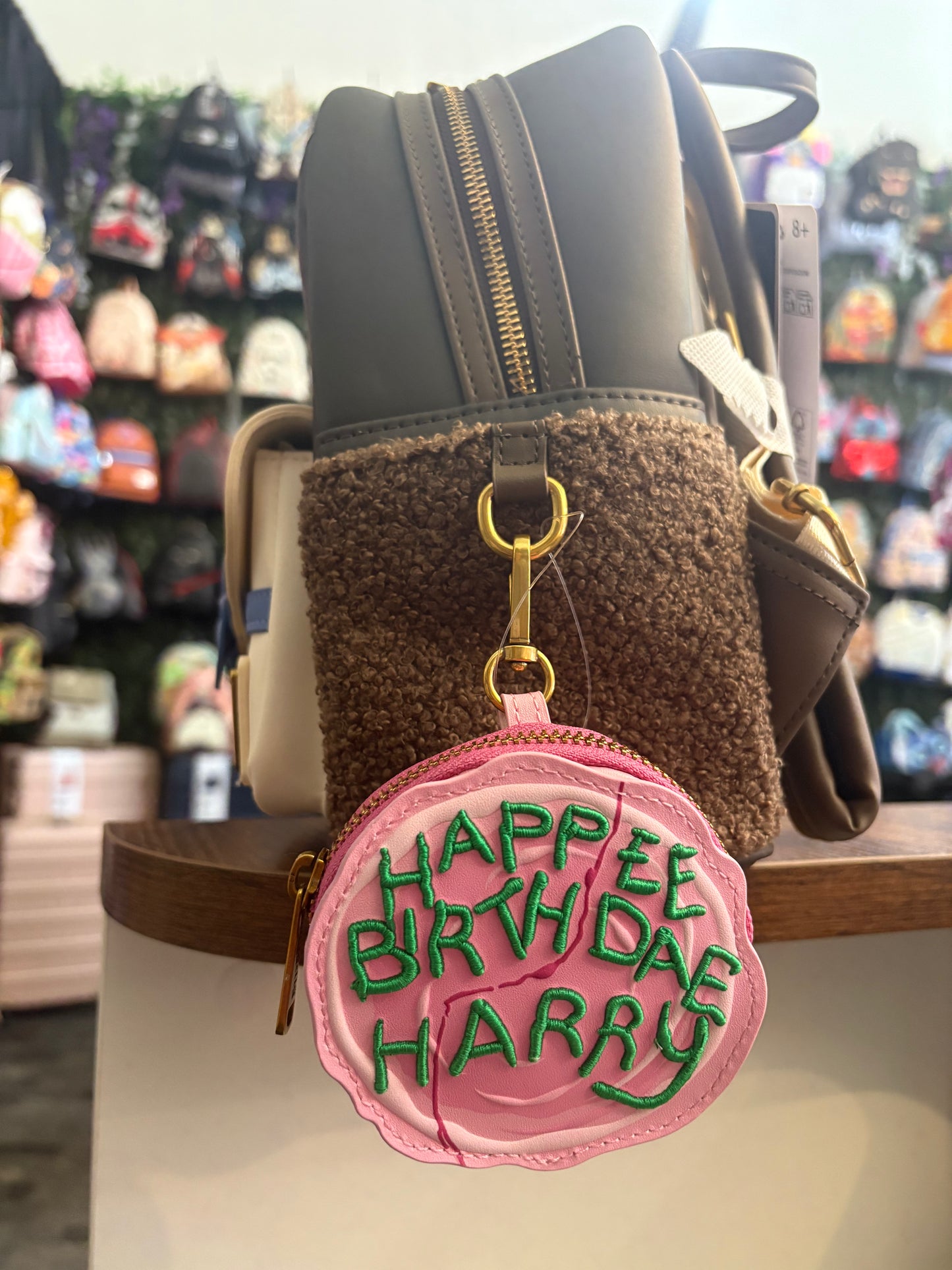 Loungefly Harry Potter Hagrid Birthday Cake mini backpack