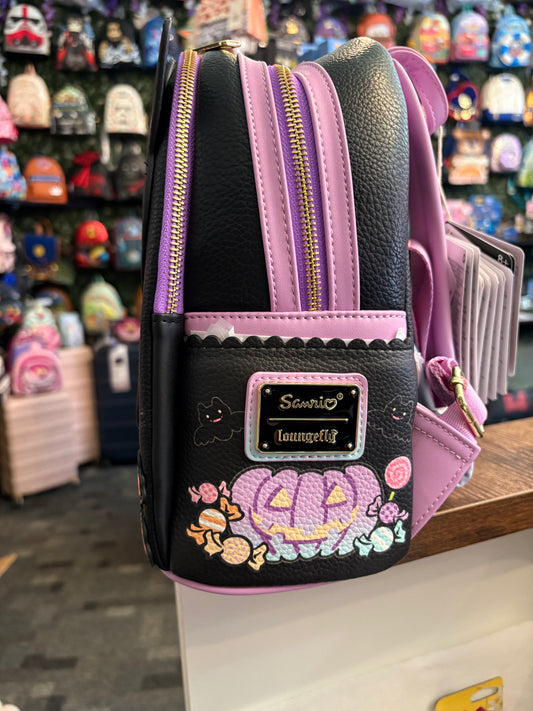 Loungefly Sanrio Dadtz Maru Pumpkin Lights up mini Backpack