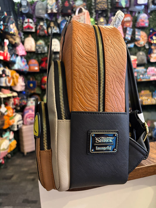 Loungefly DreamWorks Shrek Triple Pocket Stack Characters mini Backpack