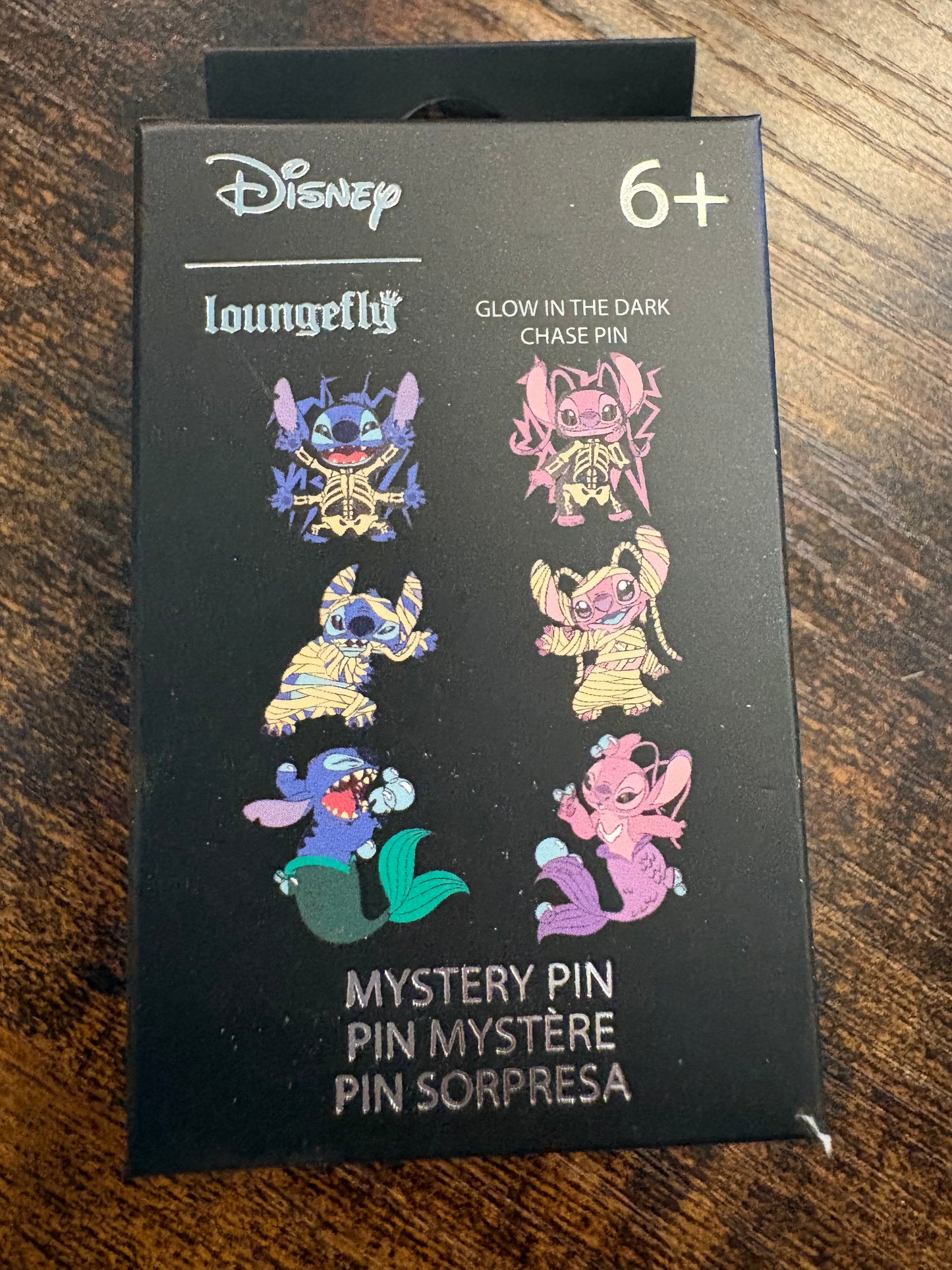 Loungefly Disney Stitch and Angel Halloween Mystery blind box Pin