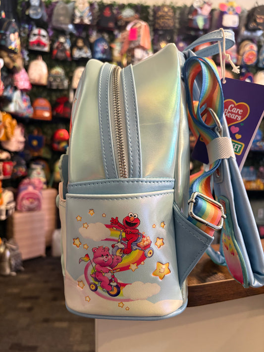 Loungefly Care Bears X Sesame Street mini Backpack