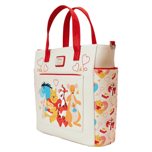 Loungefly Winnie the Pooh and Friends Love Convertible Tote