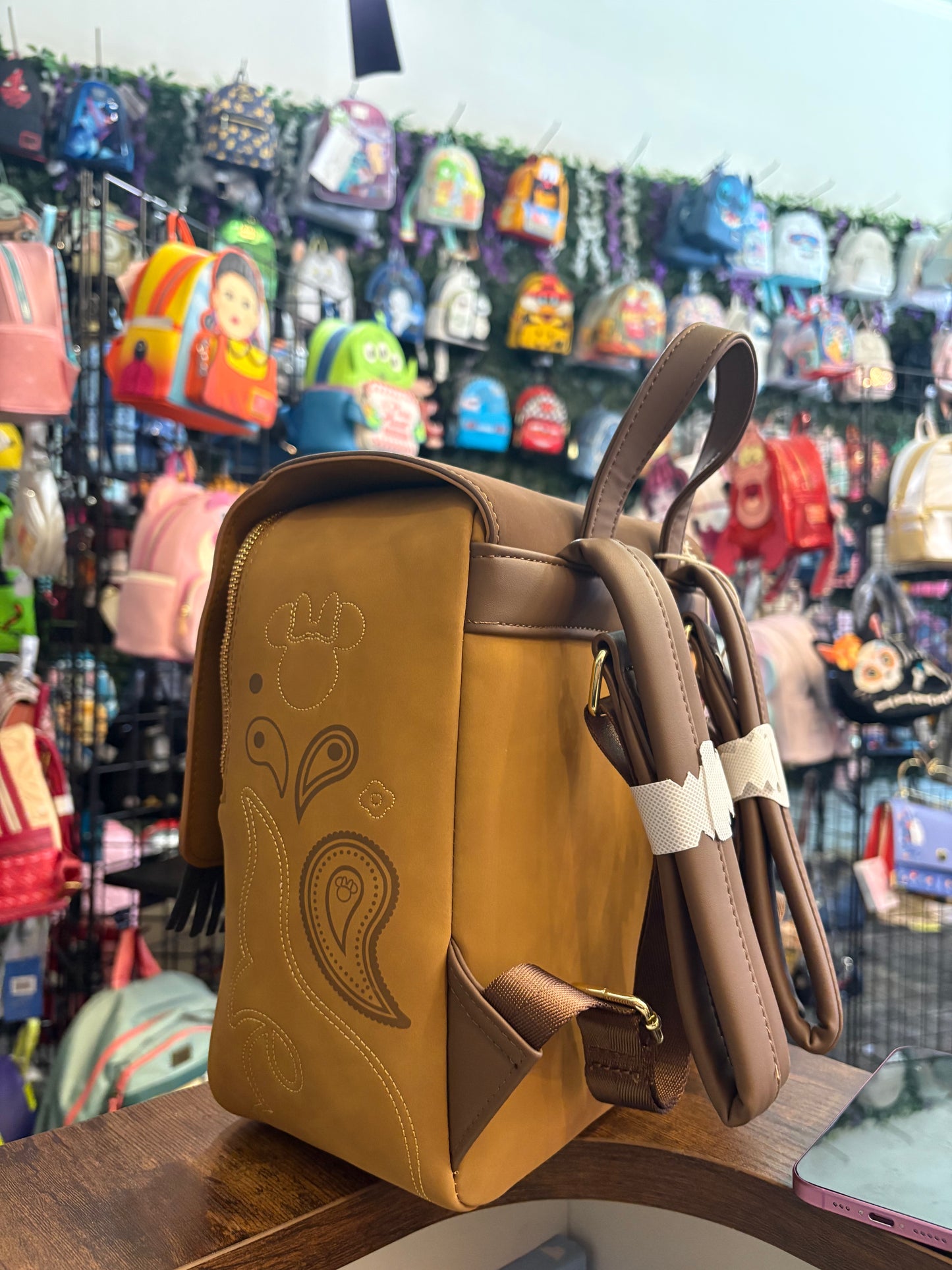 Loungefly Western Minnie Mouse mini backpack