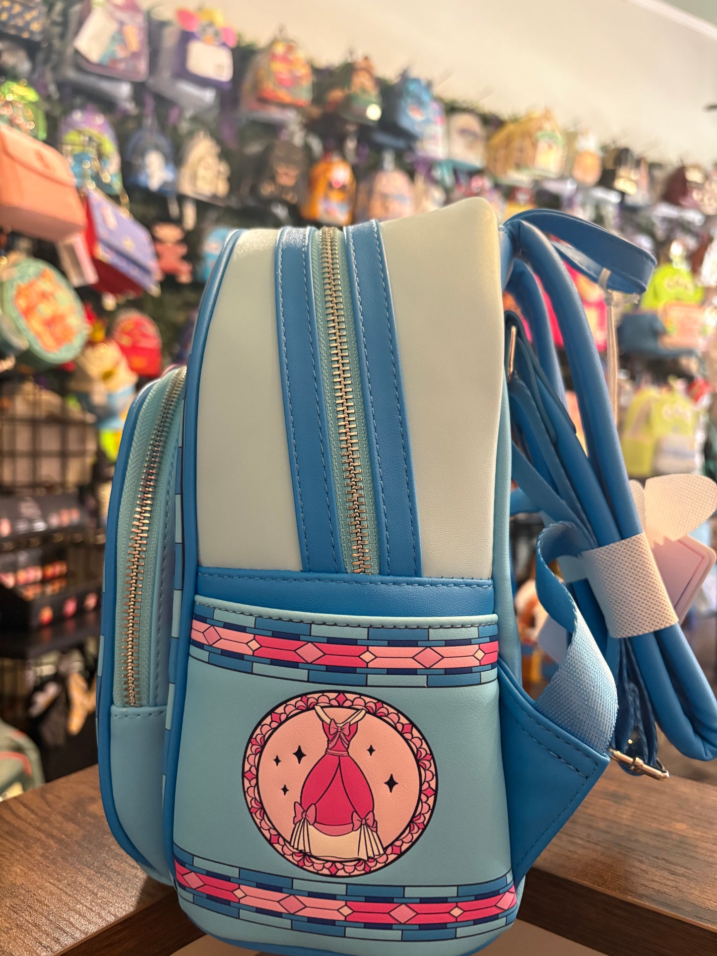 Loungefly Cinderella Stained Glass Mini Backpack