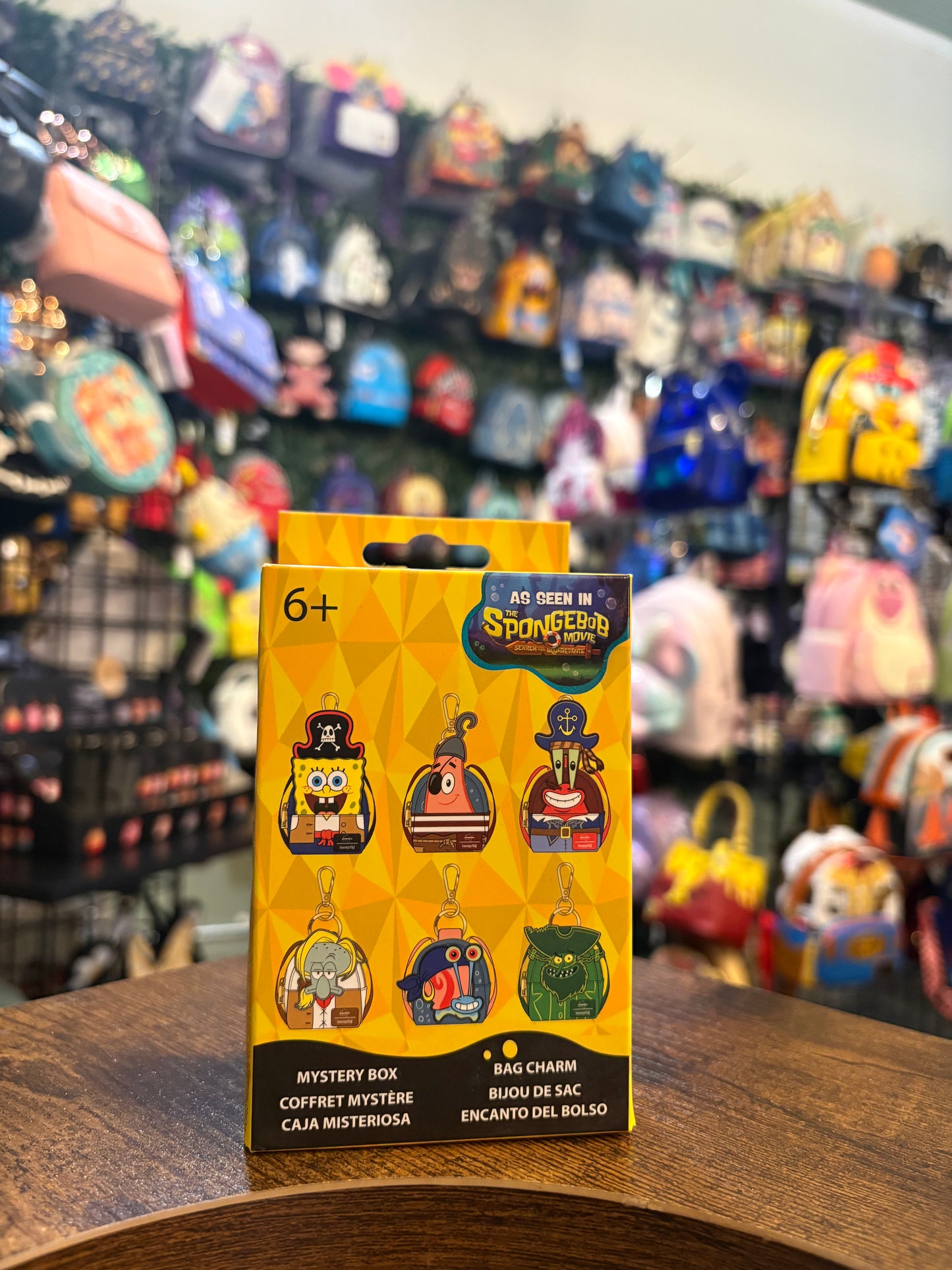Loungefly NICK Sponge Bob Mystery bag charms