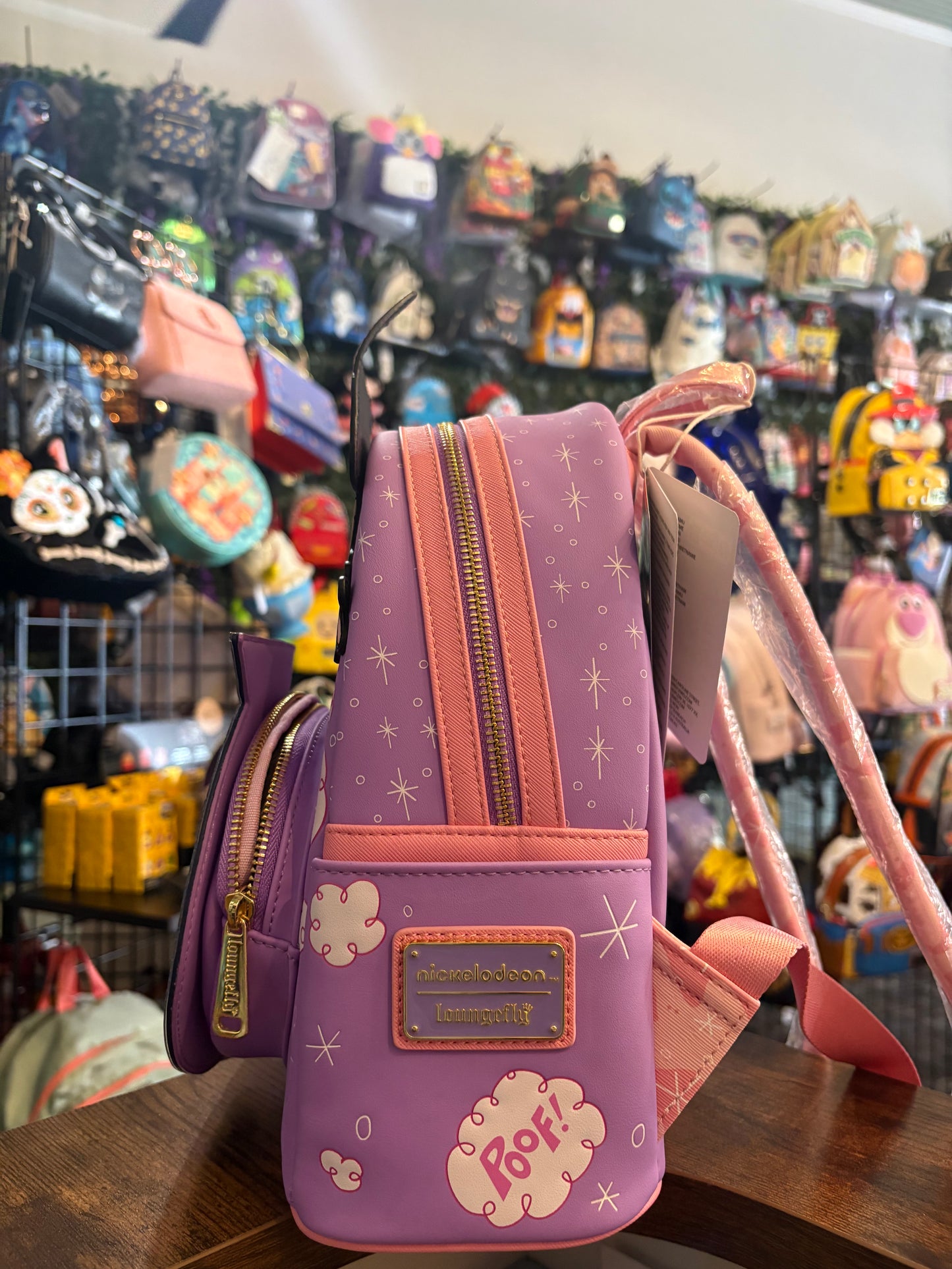 Loungefly Fairly Odd Parents lenticular fish bowl mini backpack