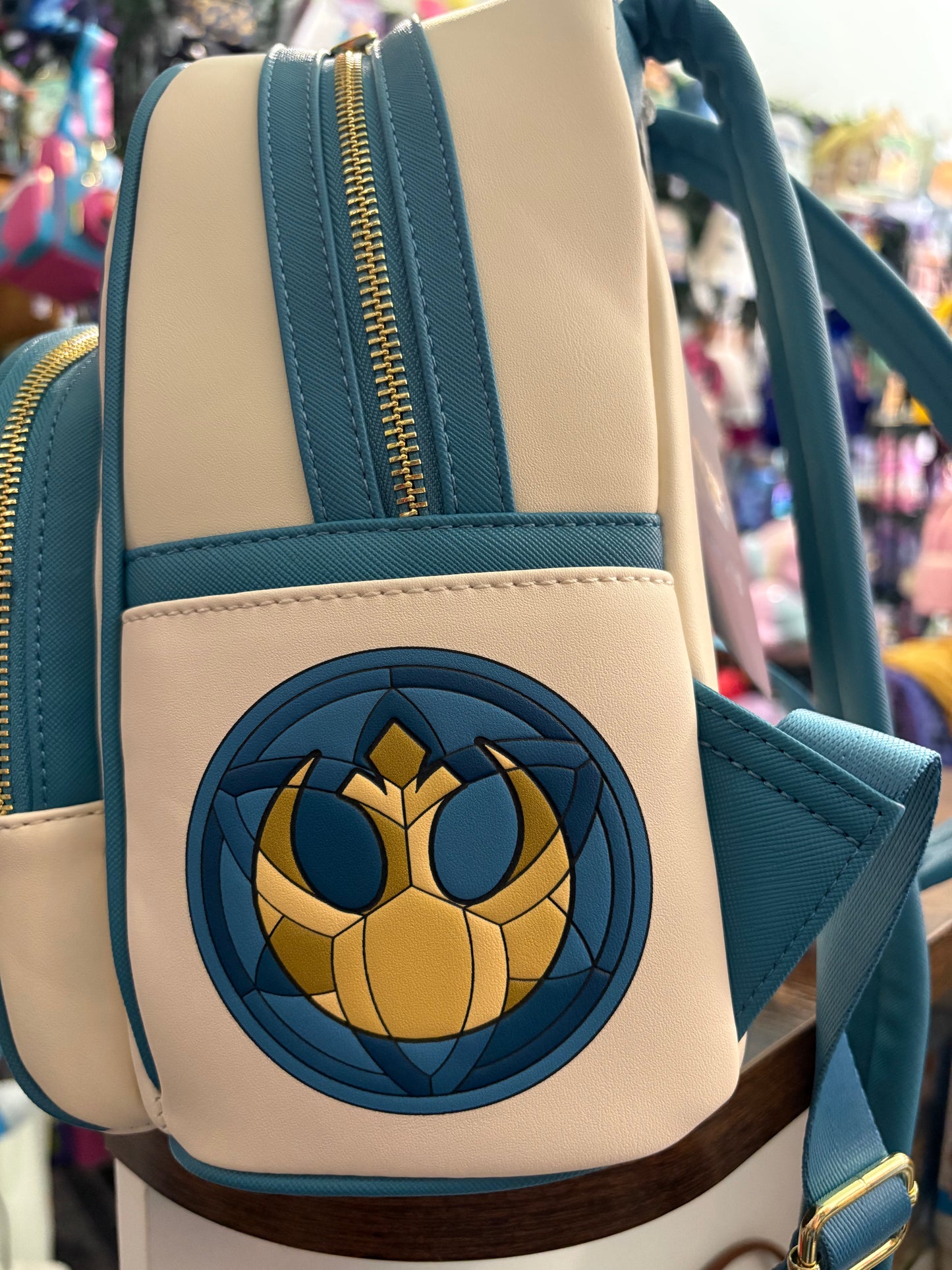 Loungefly R2D2 Star Wars Stained Glass Mini Backpack