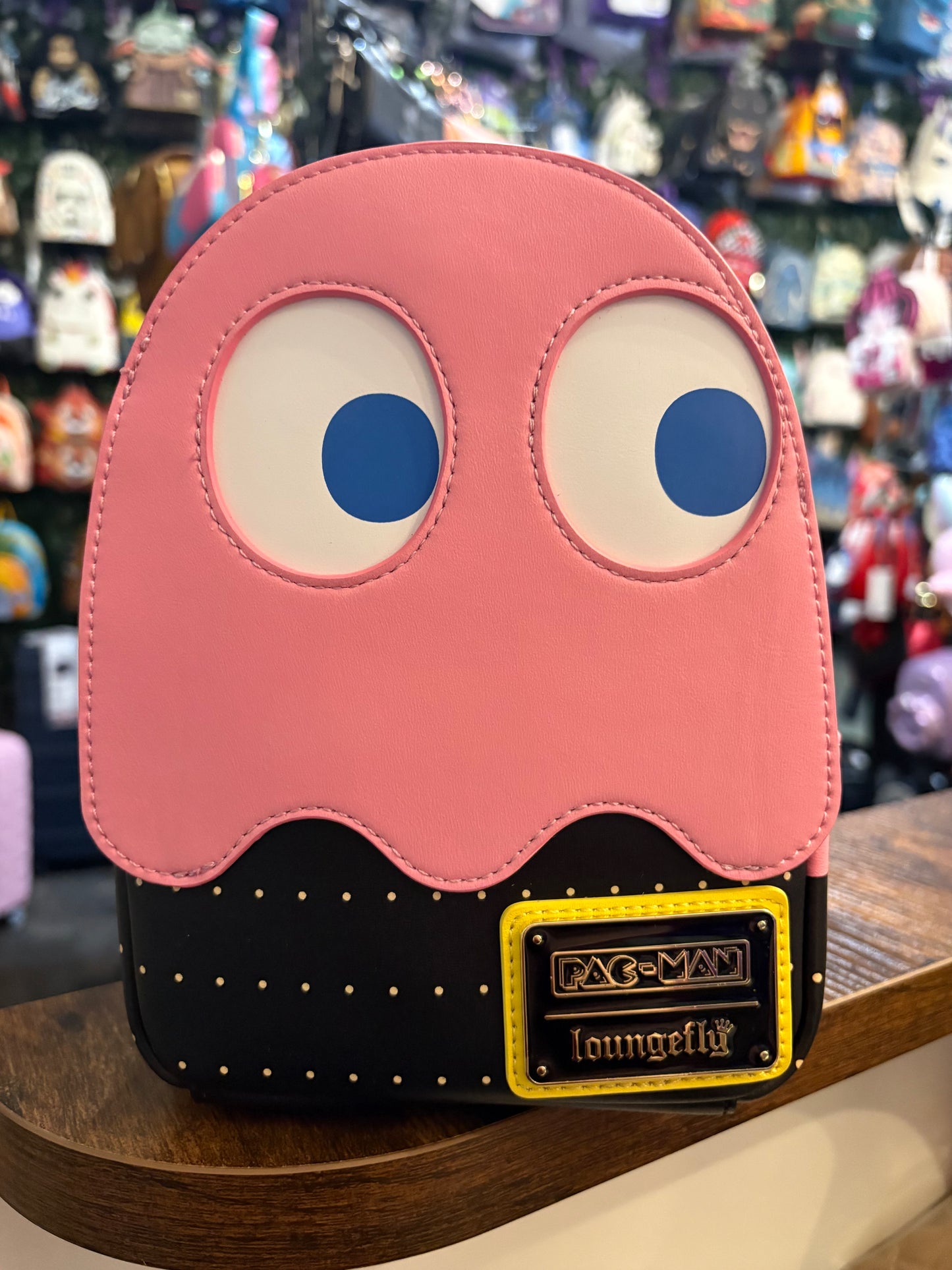 Loungefly Pac man Pinky Ghost Sling bag