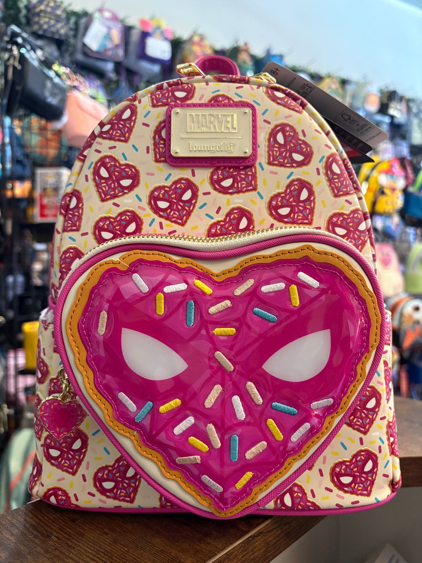 Loungefly Spiderman Sprinkle Heart Scented mini backpack