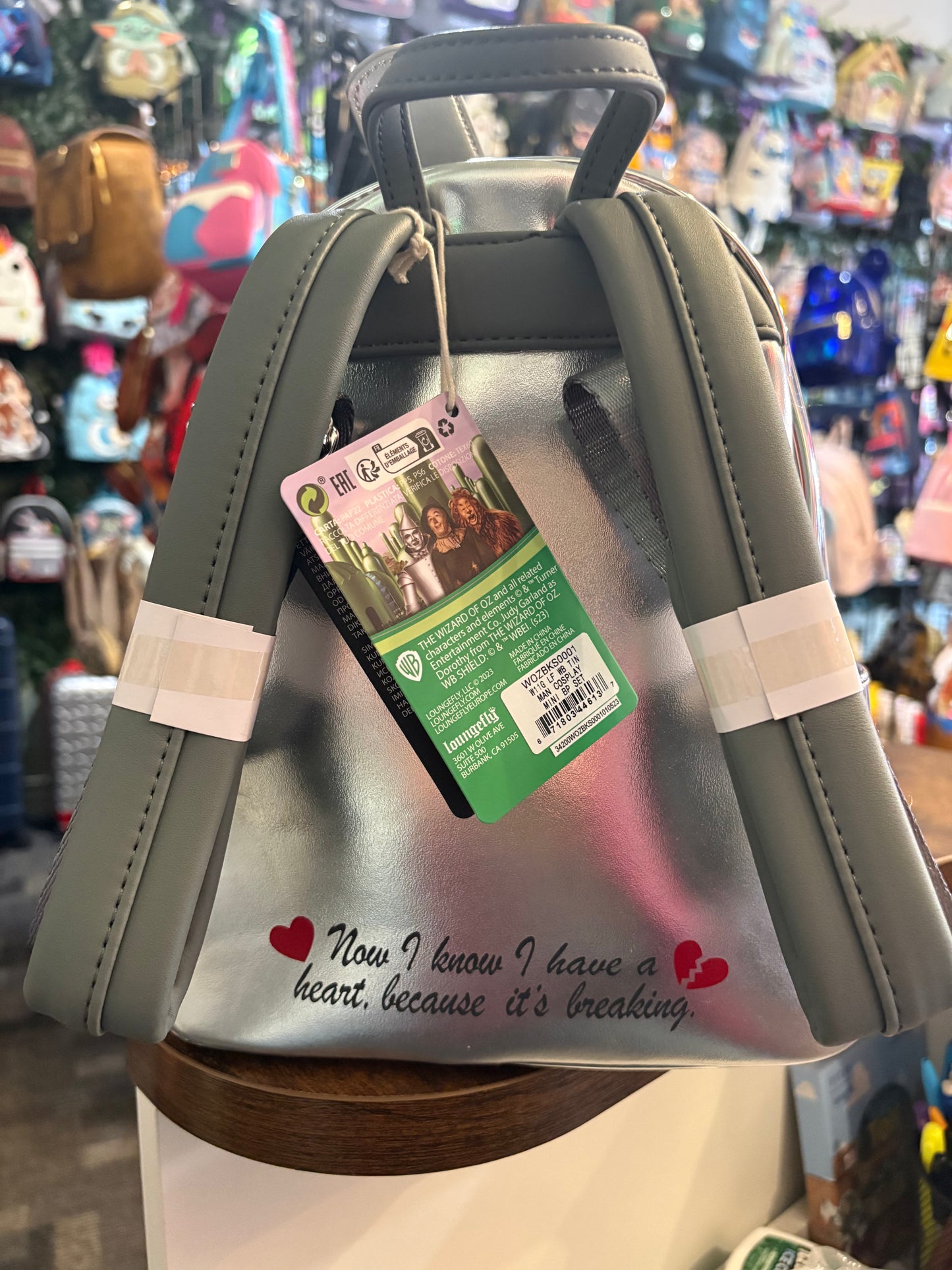 Loungefly Wizard of Oz Tin Man mini Backpack