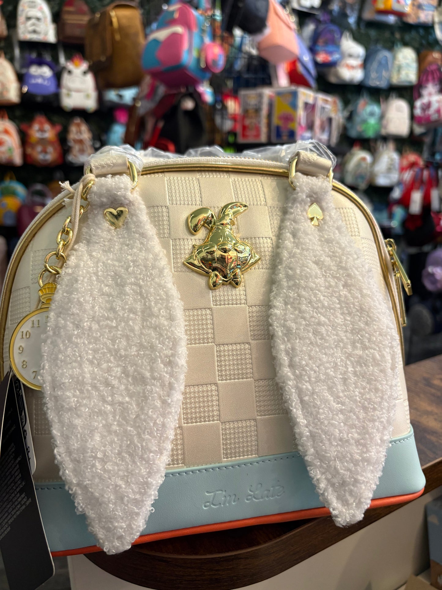 Loungefly Alice in Wonderland White Rabbit Handbag