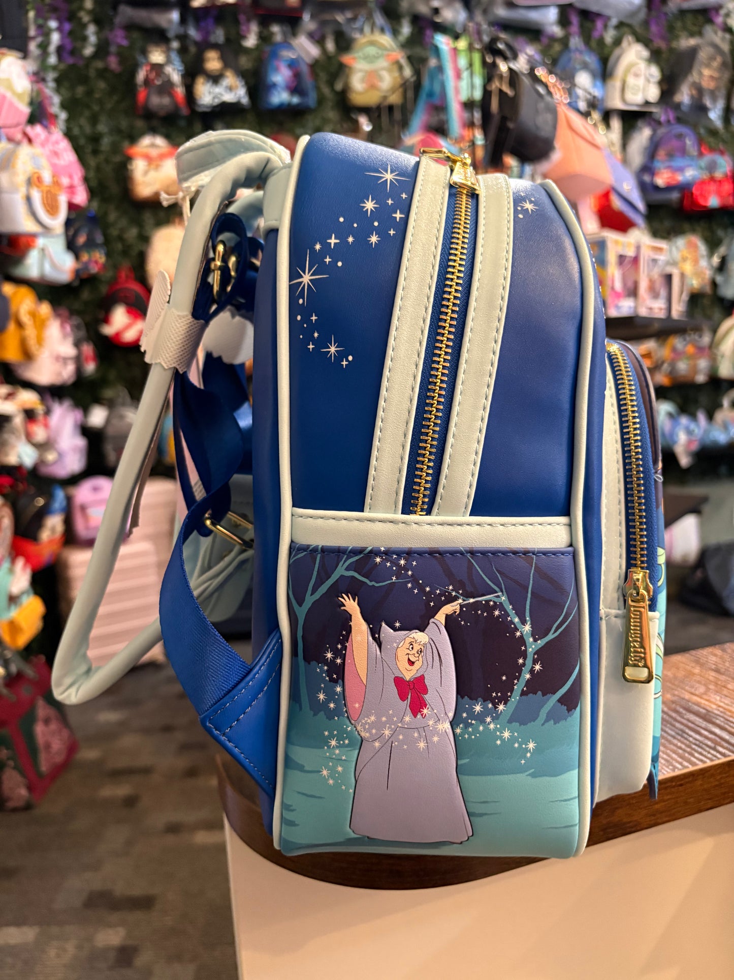 Loungefly Disney Cinderella Door Flap Mini Backpack