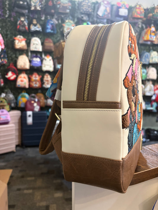 Loungefly Zootopia 2 Chenille Stacked mini backpack