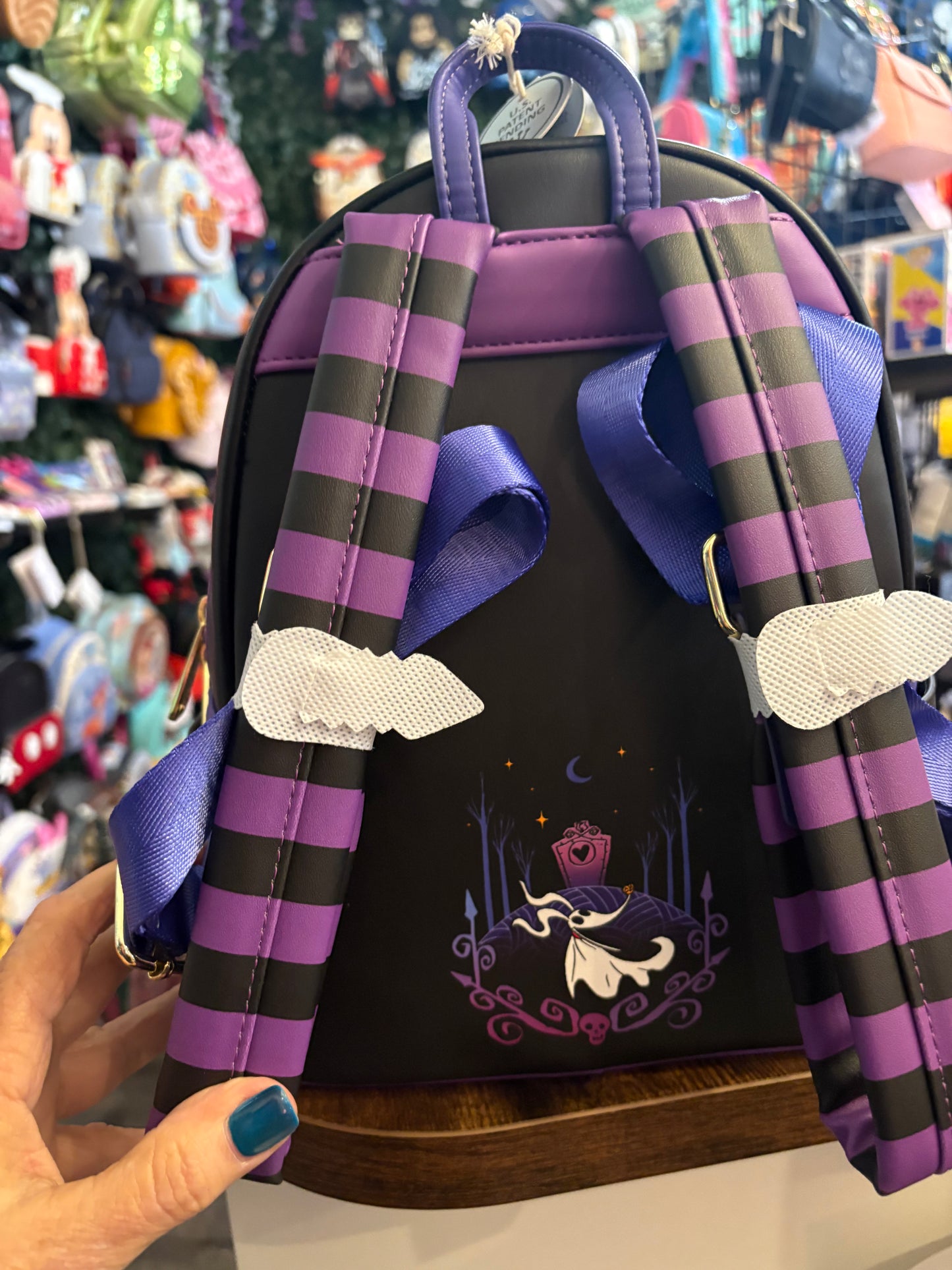 Loungefly Disney Nightmare Before Christmas Zero mini backpack lights up